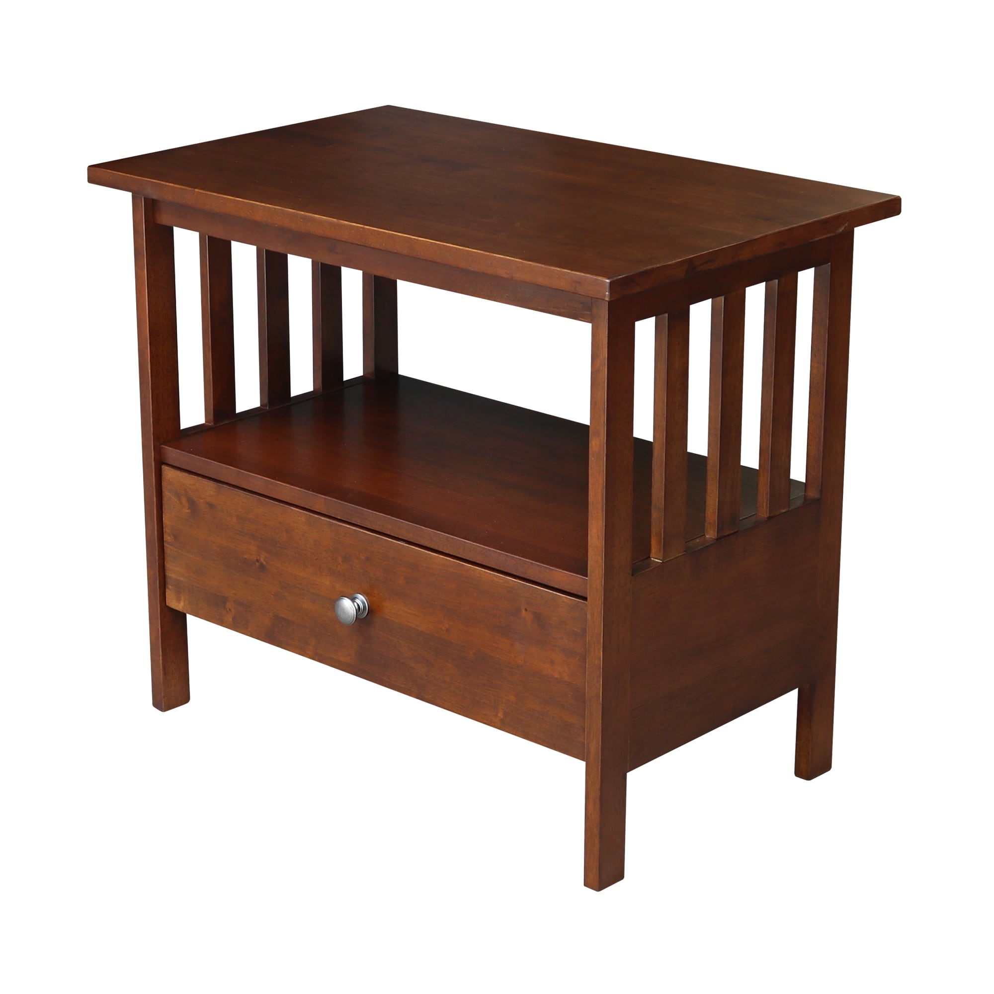 International Concepts TV581-28 Traditional Espresso TV stand ( Accommodates TVs up to 30-in )