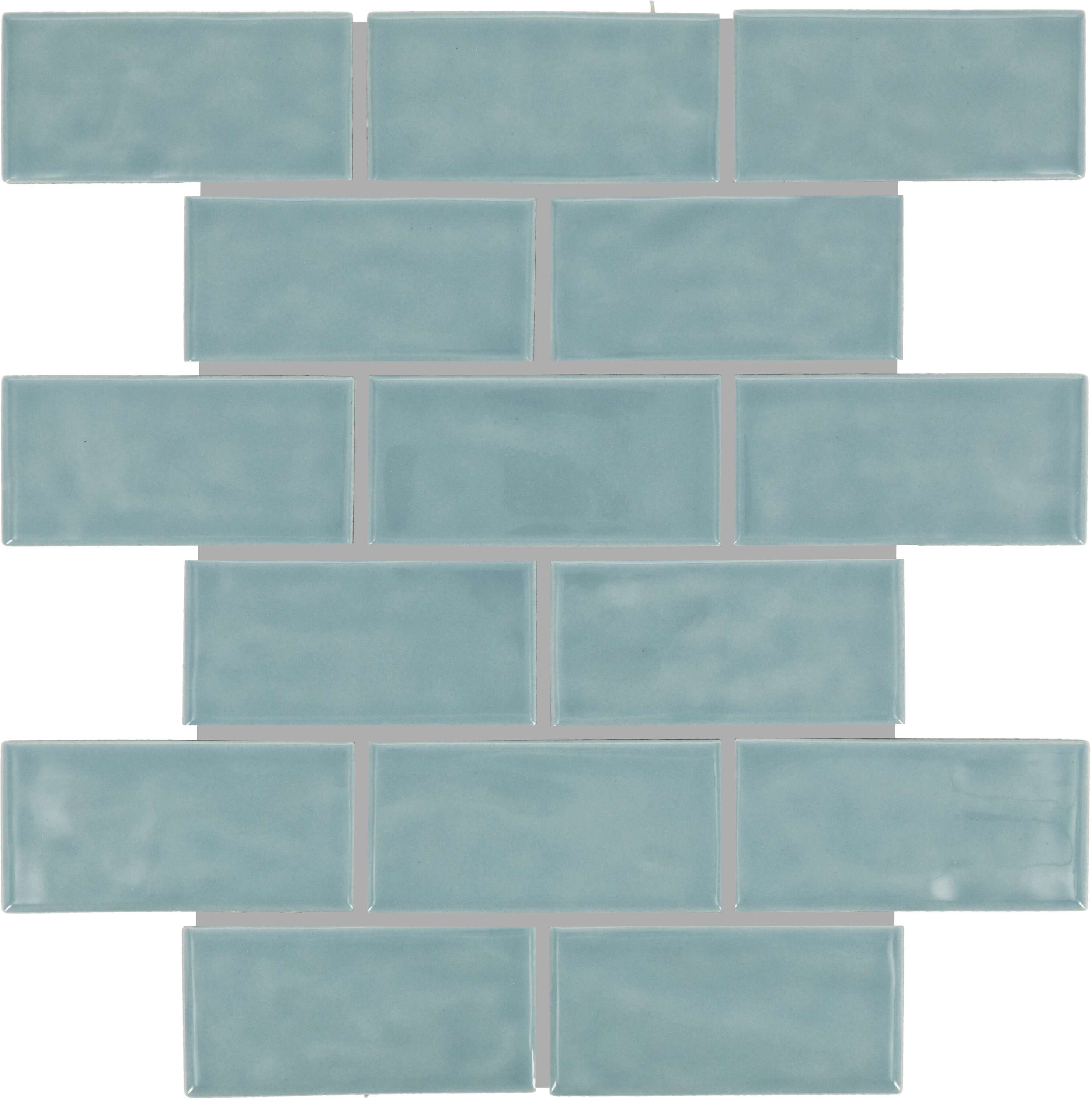 Hillcrest Ridge Classic Blue 10-in x 12-in Glossy Ceramic Brick Patterned Wall Tile (9.96-sq. ft/ Carton) | - American Olean AT2324BJMS1P2
