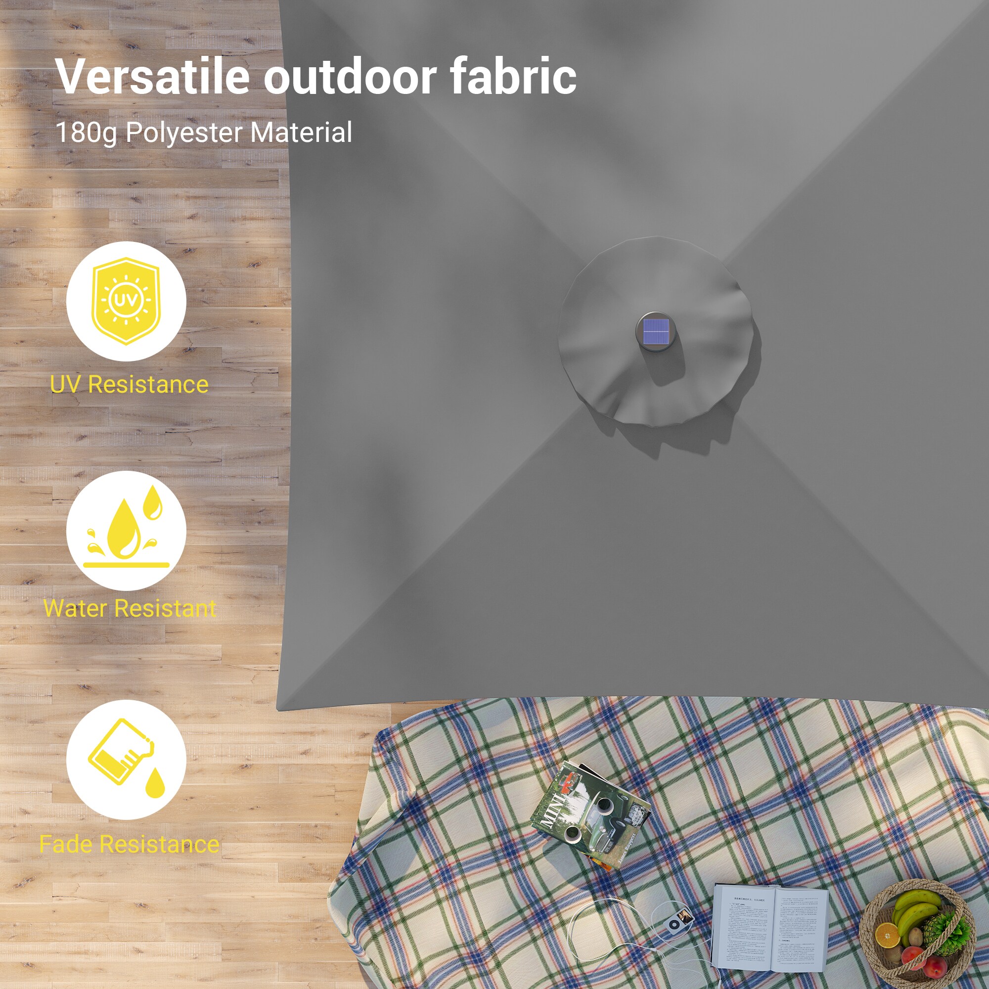 ACEGOSES LW-LED200GY Umbrellas-2 - View #6