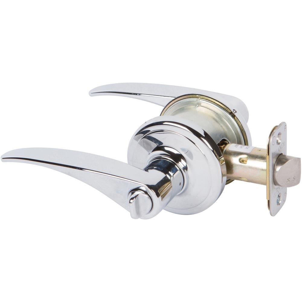 Delaney Hardware 322626 Bravura Bright Chrome Interior No deadbolt Privacy door knob Single pack