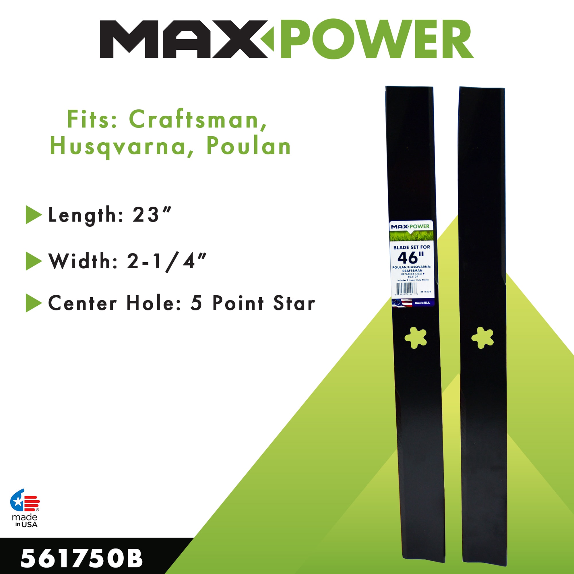 MaxPower 561750B Ope-Mower-Blades - View #5
