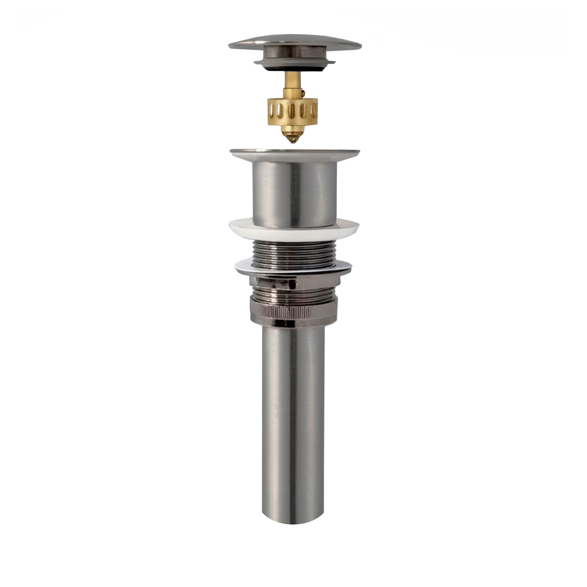 Stylish D-702B Pop-Up Drain Brushed nickel Bathroom Sink pop up drain