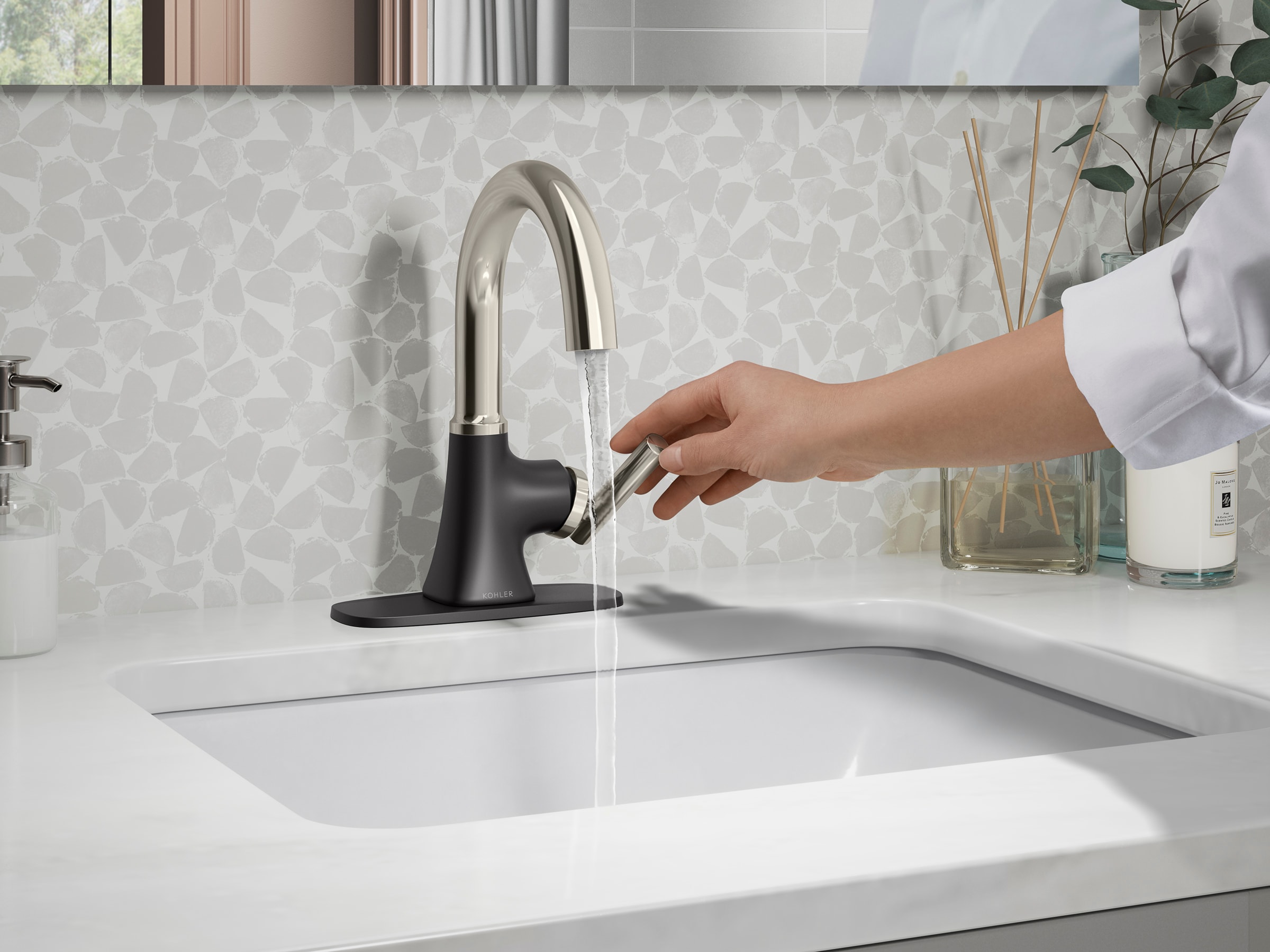 KOHLER R27952-4D-BSN Lavatory-Faucets - View #6