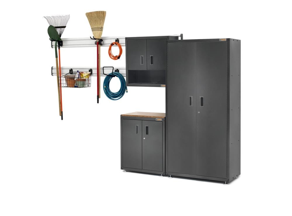 Gladiator Ready-to-Assemble Extra Large GearBox Steel Freestanding or  Wall-mounted Garage Cabinet in Gray (48-in W x 72-in H x 18-in D) in the  Garage Cabinets department at