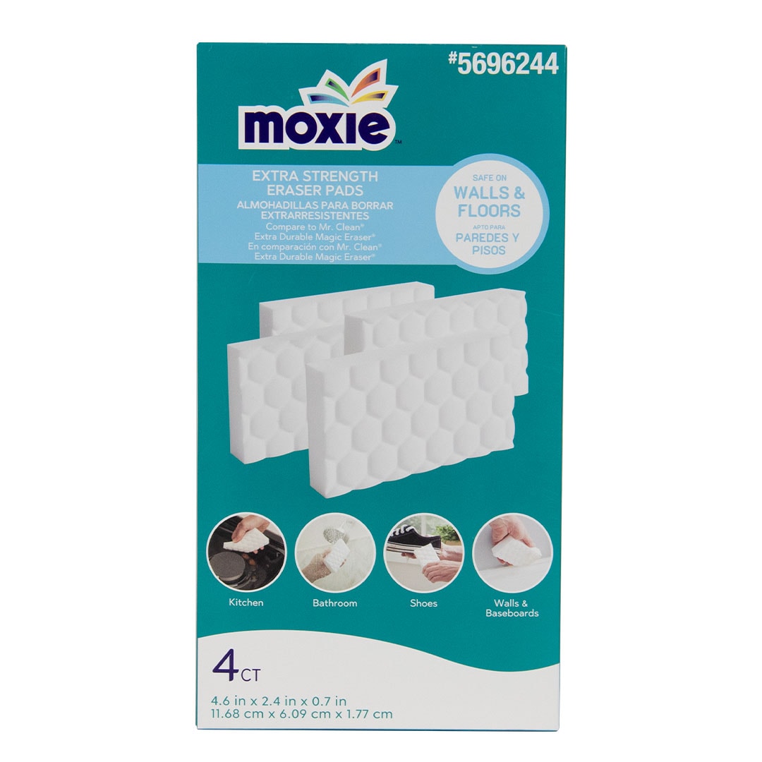MOXIE MXXSTGEP4 Extra Strength Eraser Pads Melamine Cleaning pad 4 -Pack