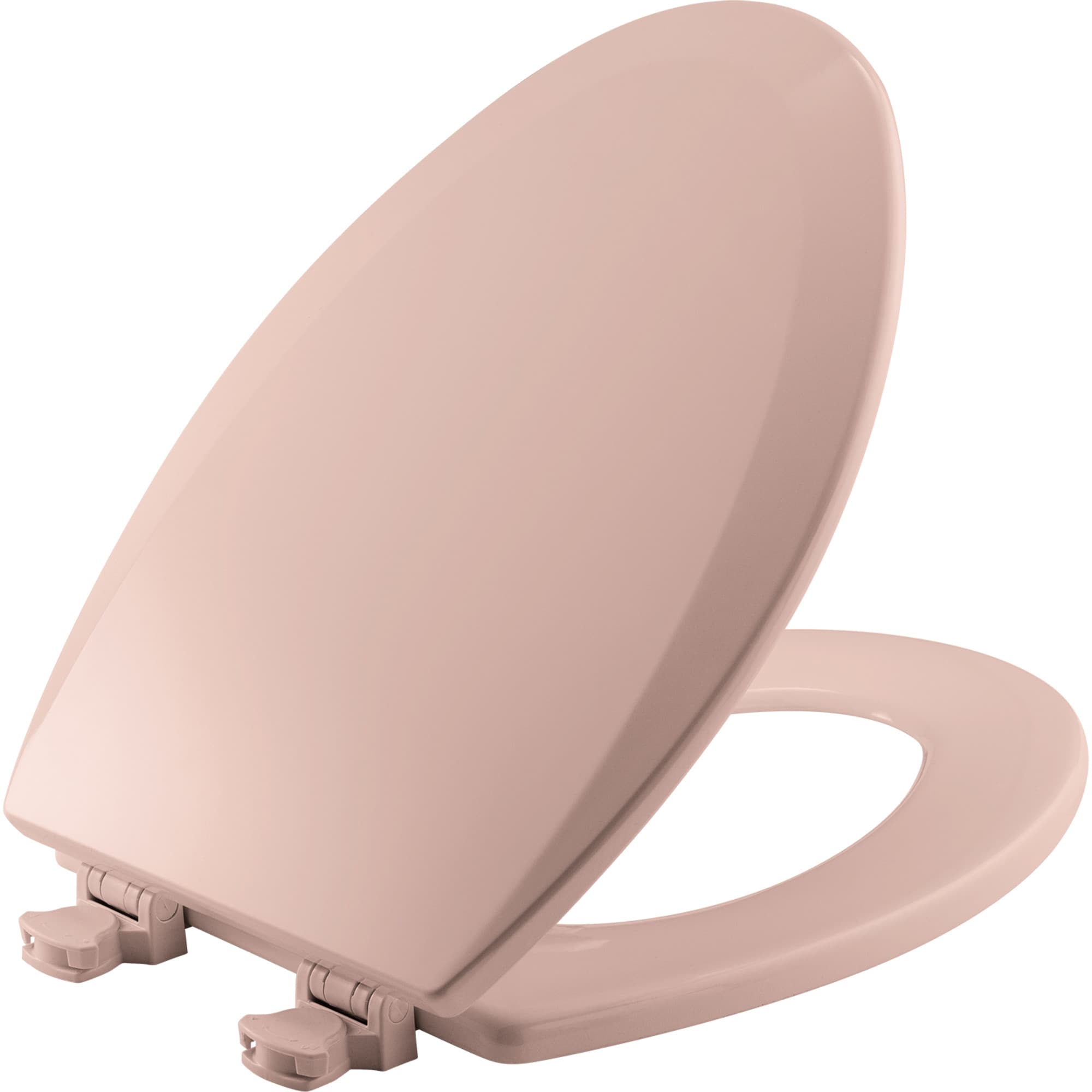 Bemis 1500EC 063 Easy Clean Wood Venetian Pink Elongated Toilet Seat