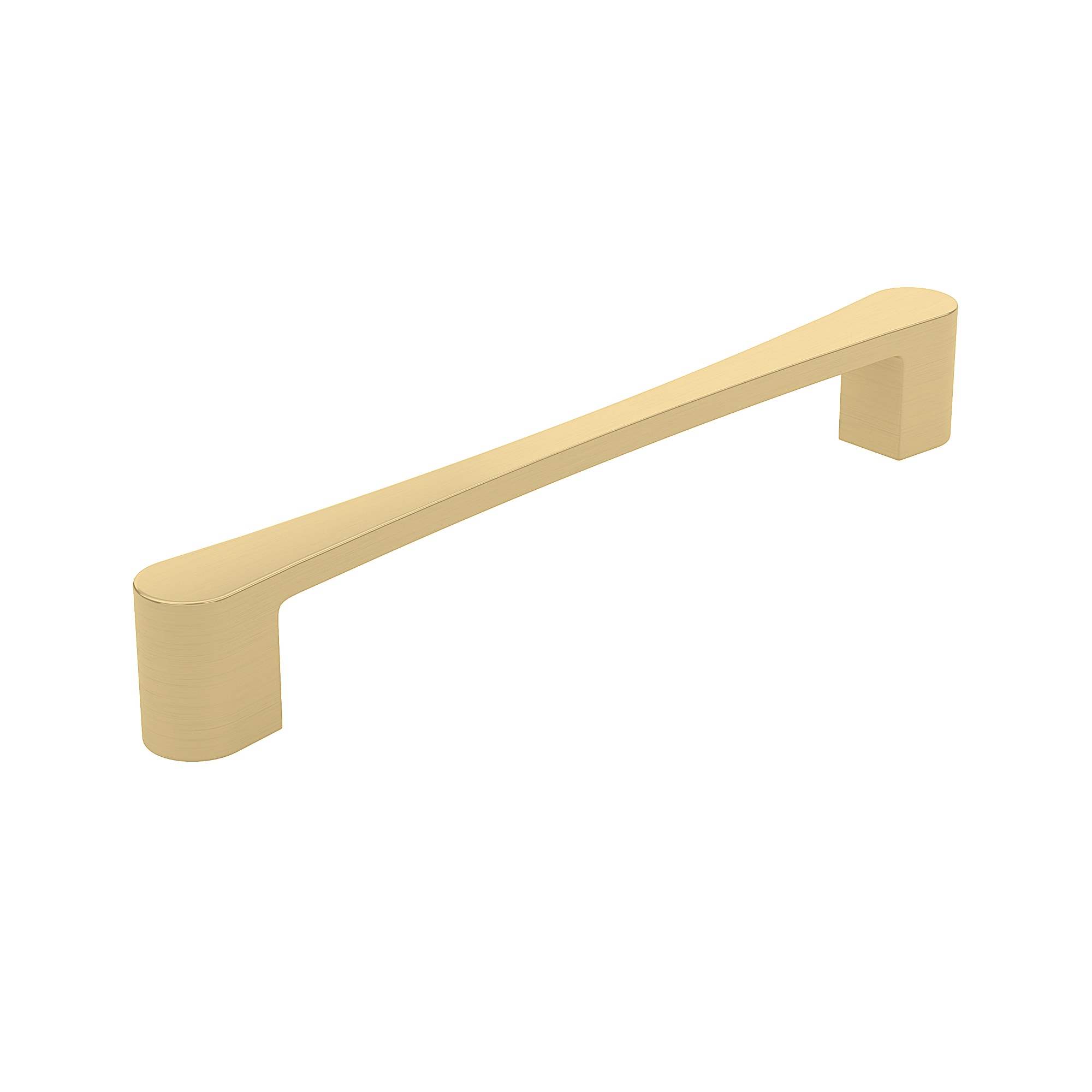 Richelieu BP7470160160 Kent 6-5/16-in , 160mm Center to Center Satin Brass Rectangular Handle