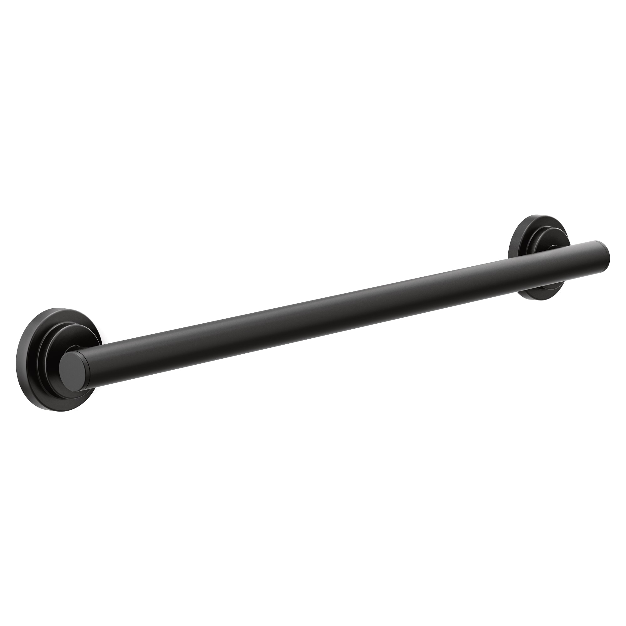 Moen Iso 24-in Matte Black Wall Mount ADA Compliant Grab Bar (500-lb Weight Capacity)