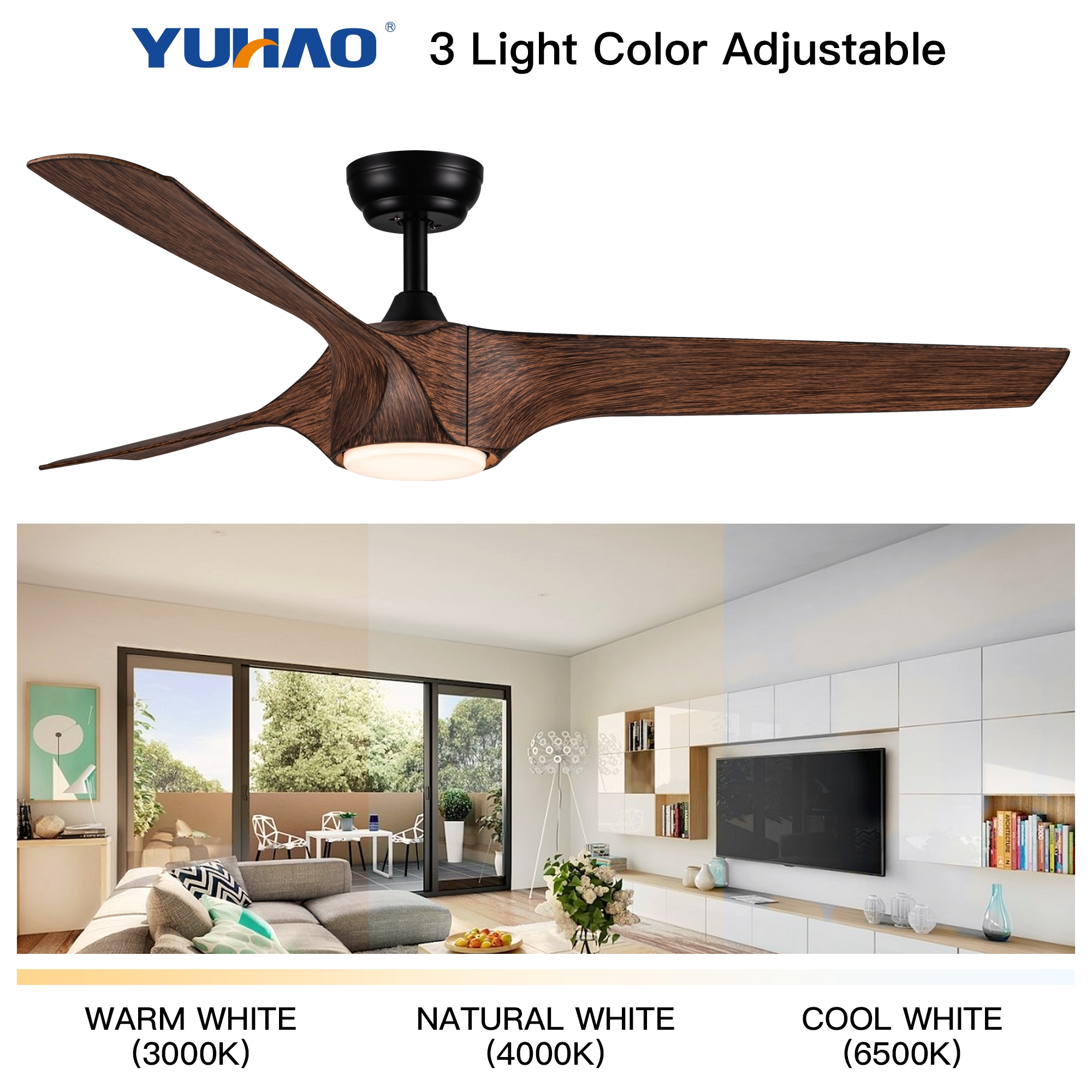 Tenleaf LIGHT0413-69-1 Ceiling-Fans - View #8