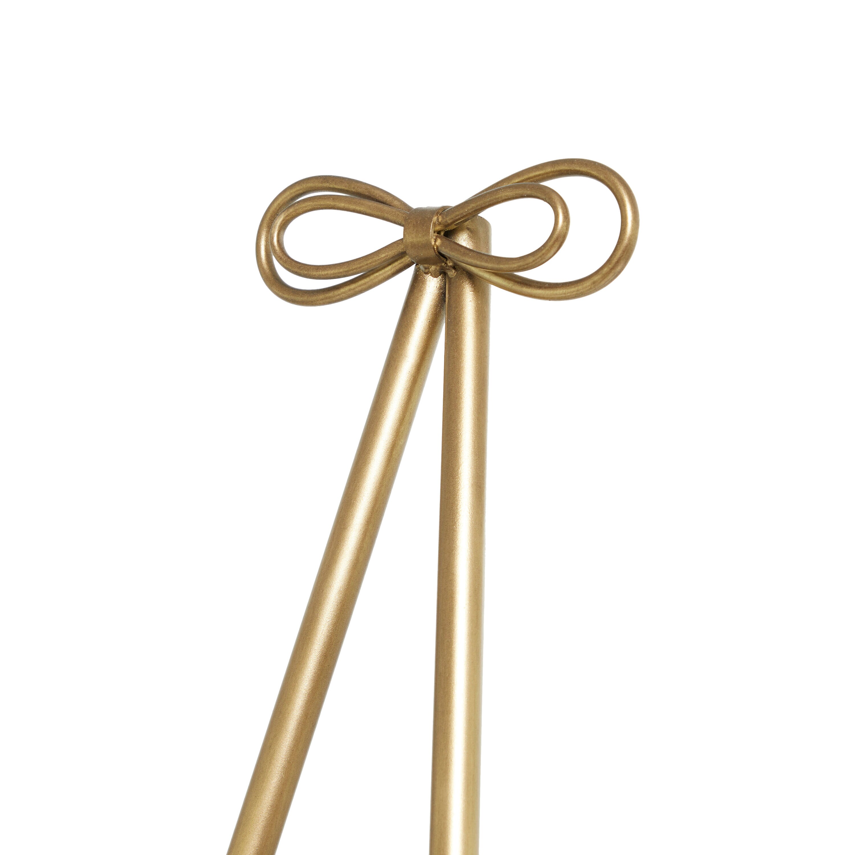 Grayson Lane Gold Iron Modern Decorative Easel in the Decorative