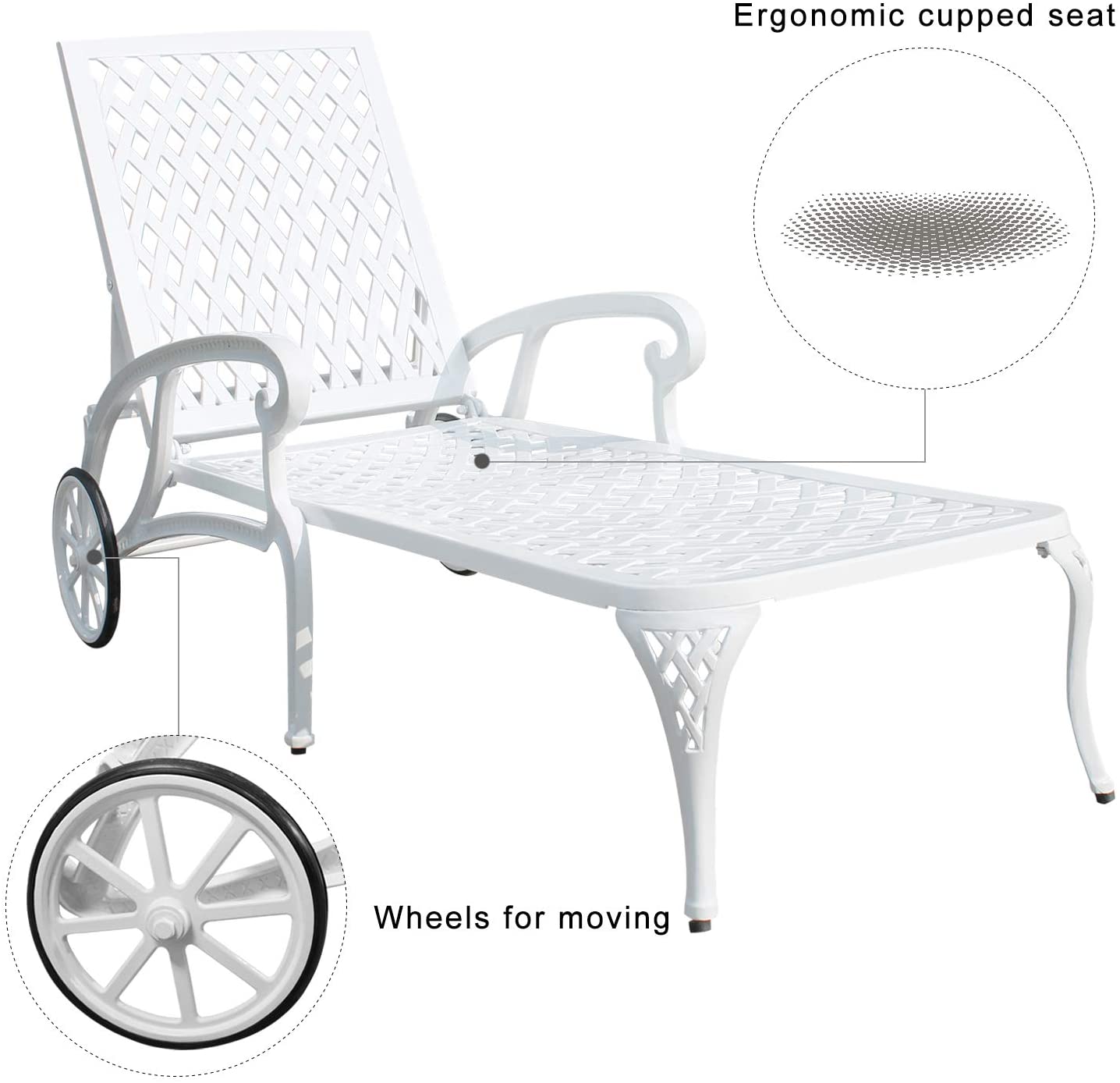 Kahomvis HIF-2QP109-25 Patio-Chairs - View #2