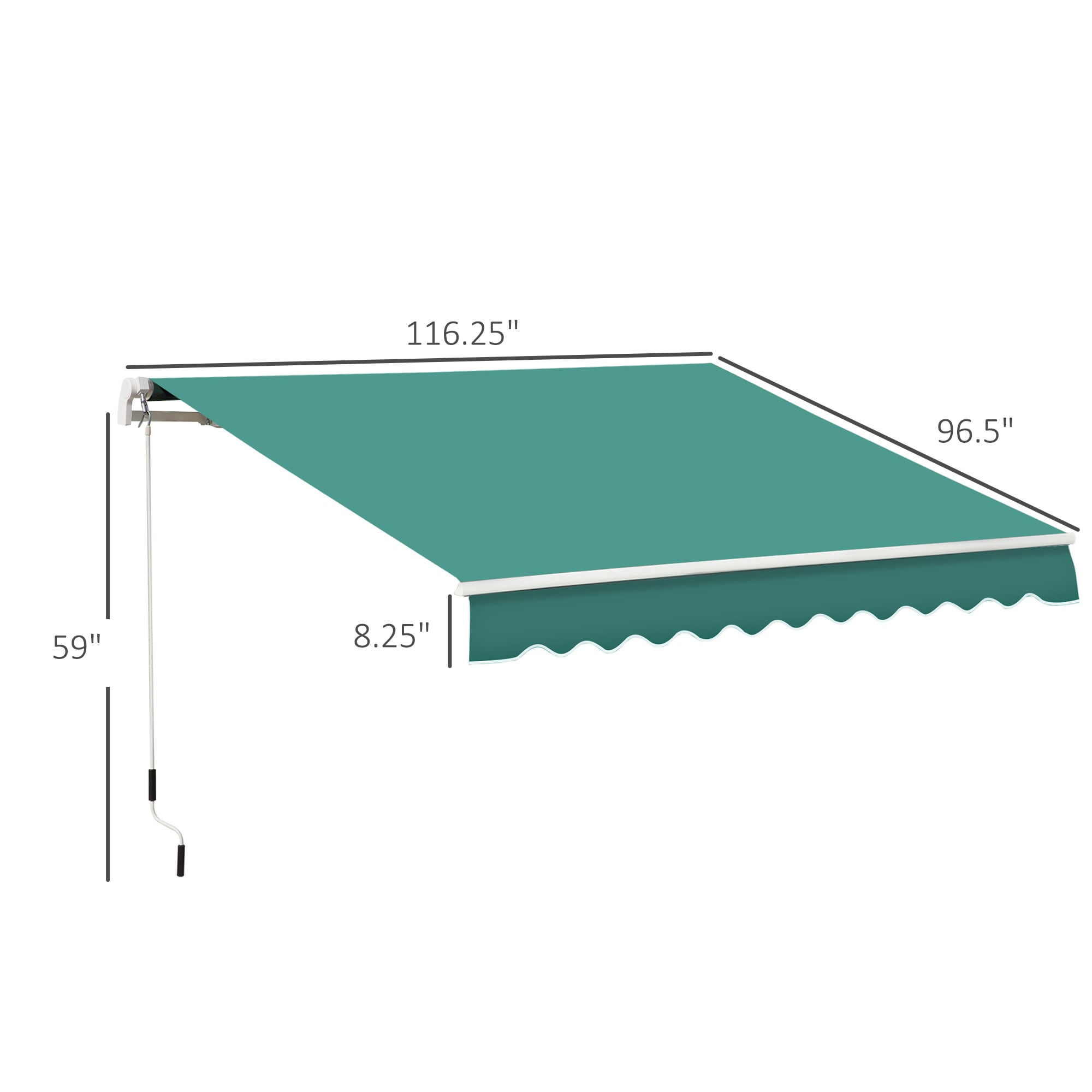 WELLFOR GASAW016 awnings - View #8