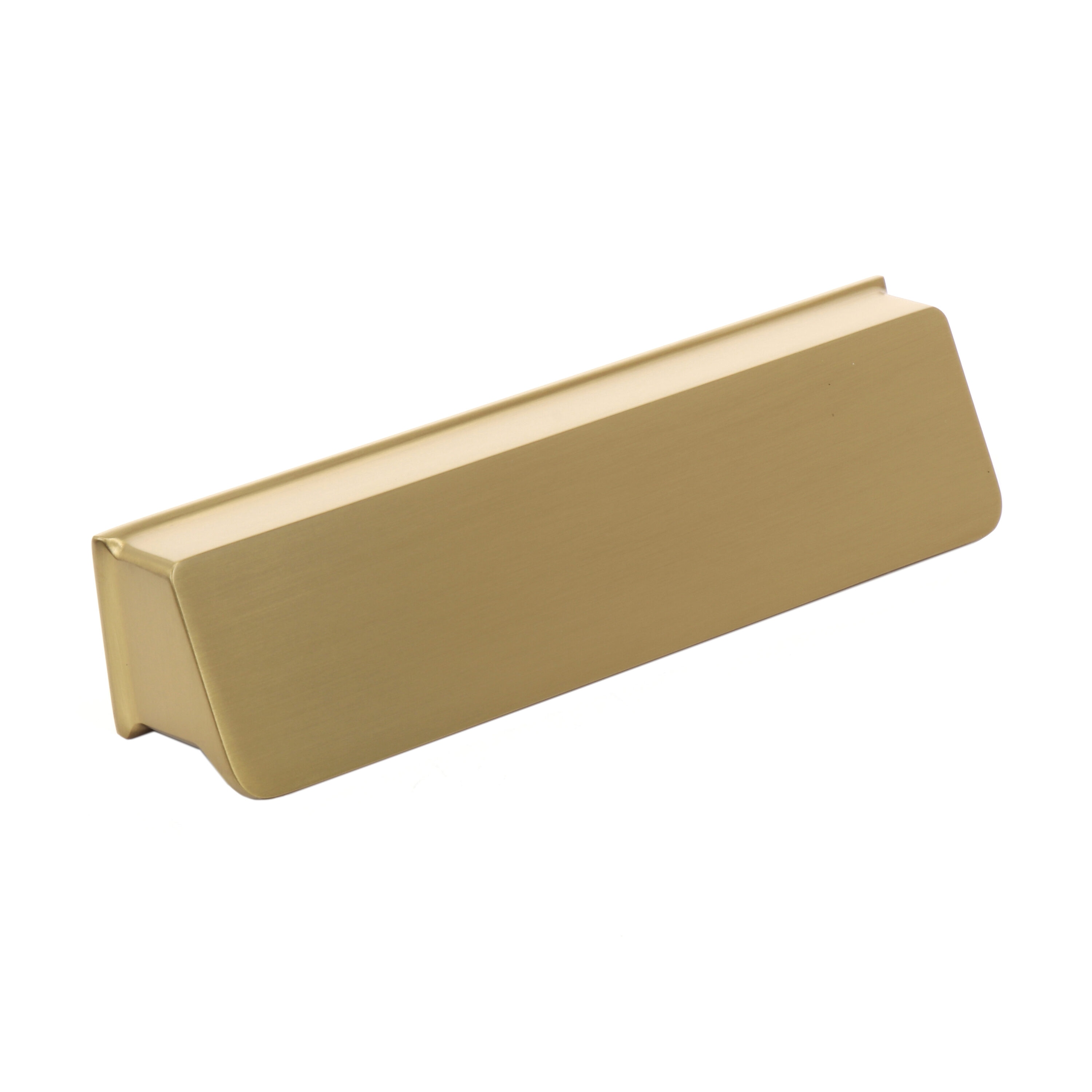 allen + roth CAB-096-633-BG-6P Conway 3-3/4-in , 96mm Center to Center Brushed Gold Square Cup 6 -Pack