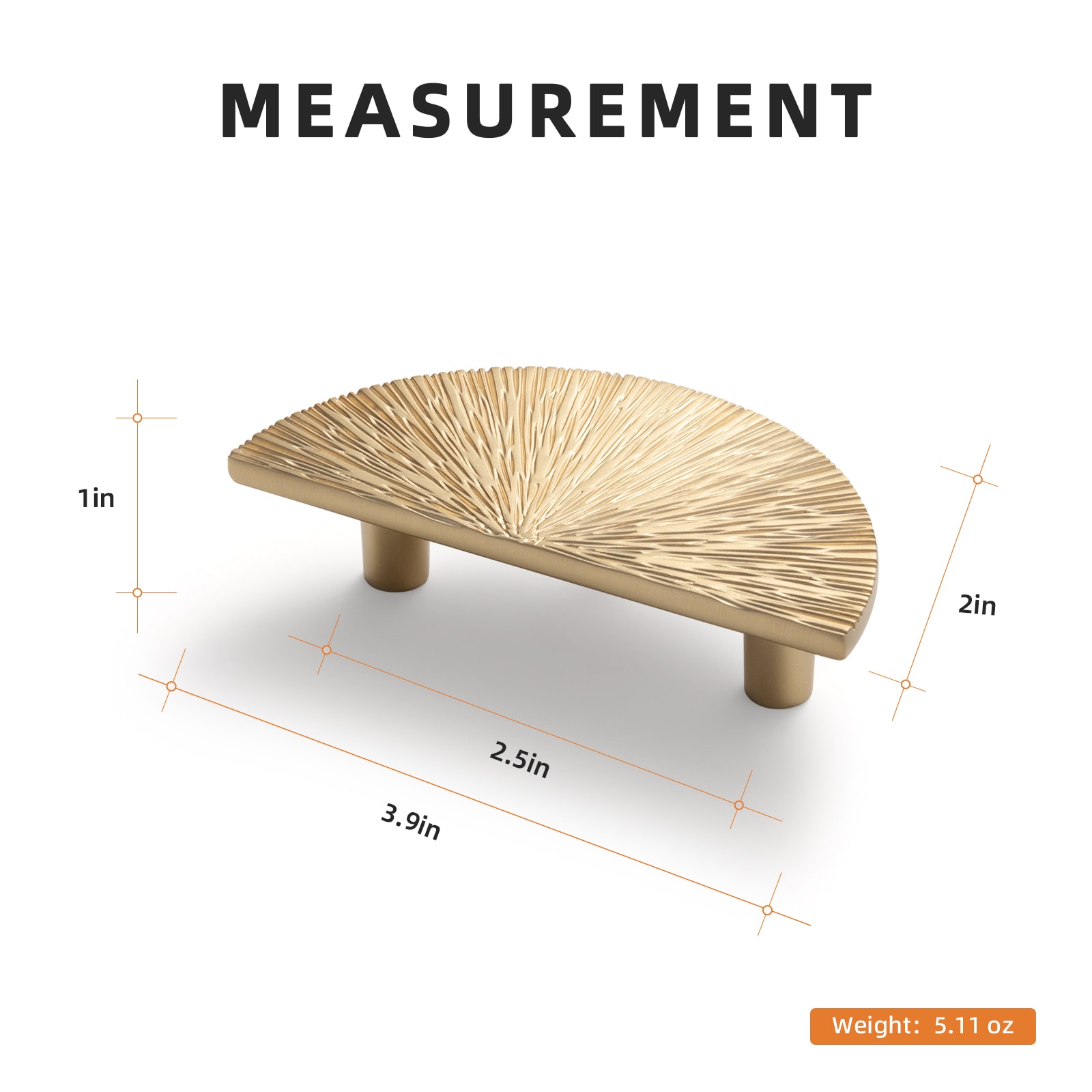 Miaokesen 9617UBR-64 Cabinet-Pulls - View #2