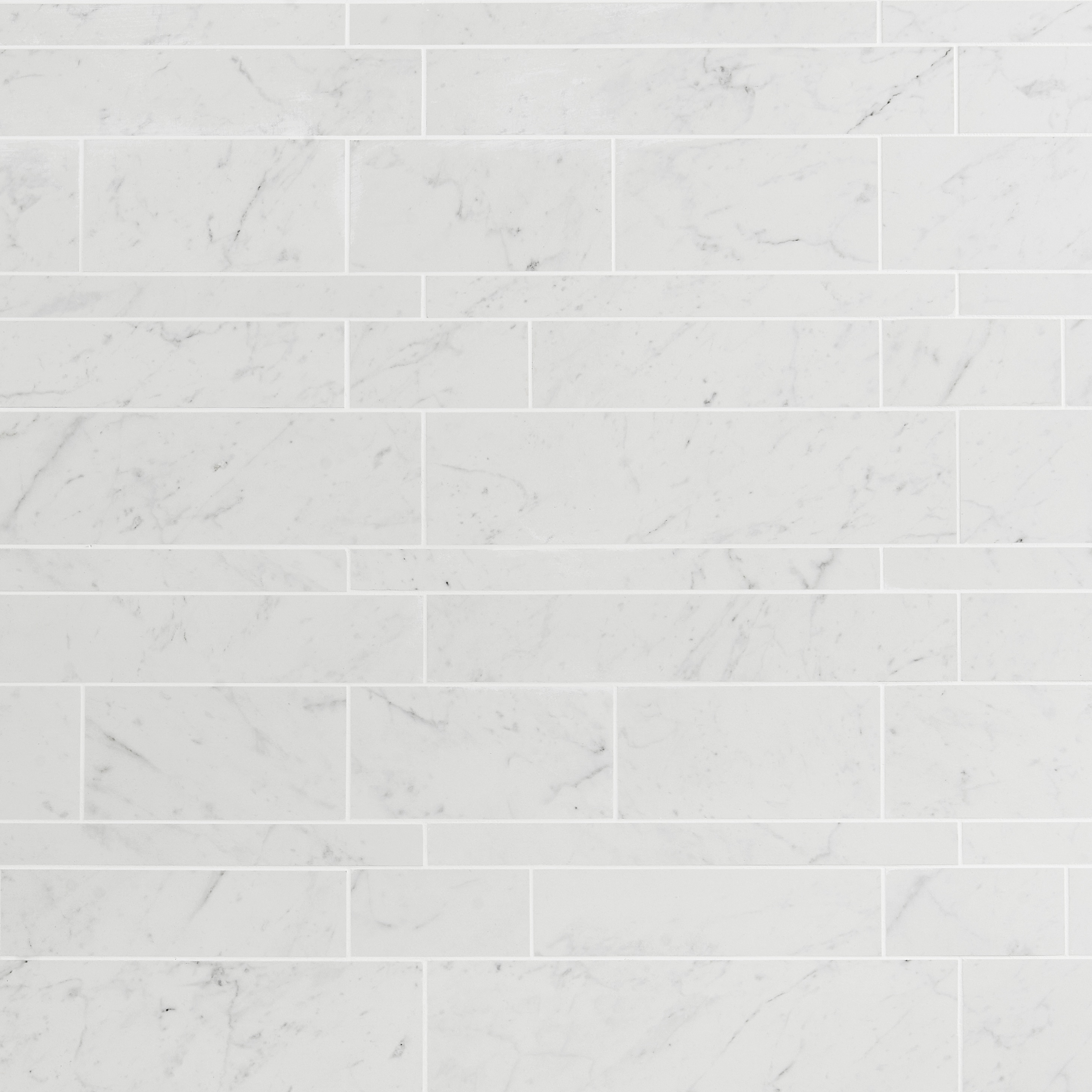 Artmore Tile EXT3RD107356 Enigma Carrara Giola 12-in x 12-in Matte Porcelain Marble look Mosaic 0.92-sq ft Piece