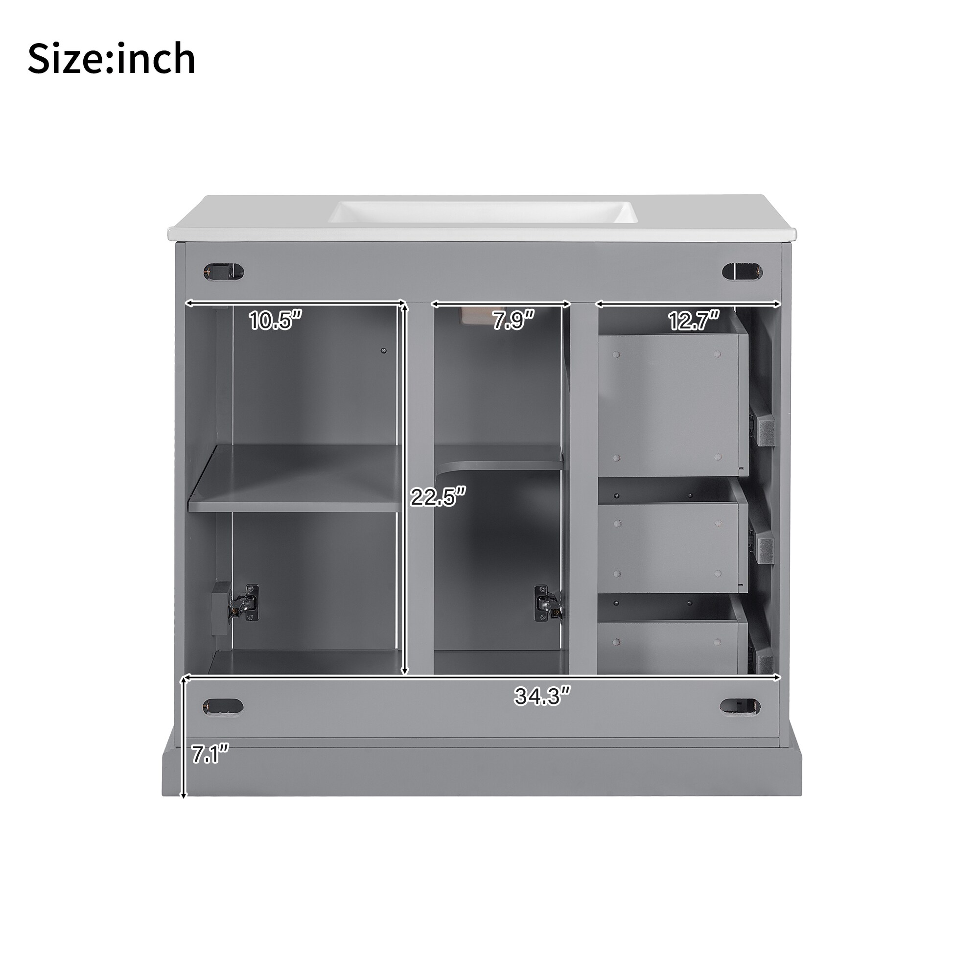 GDFStudio 345620 Bath-Vanity-Combo - View #10