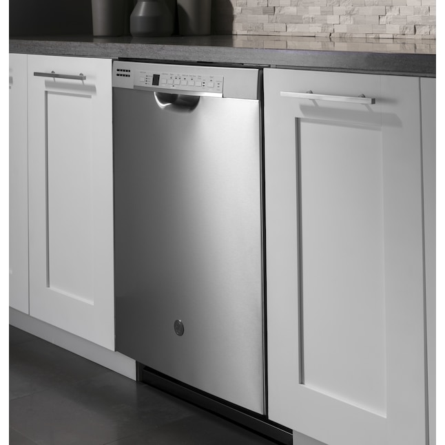 GE GDT670SMVES 24 Inch Fully Integrated Dishwasher with 16 Place Settings,  3-Level Wash, Dry Boost™ Technology, Piranha Hard Food Disposer, Third  Rack, Silverware Jets, Child Lock, Sabbath Mode, and ENERGY STAR®  Qualified: Slate