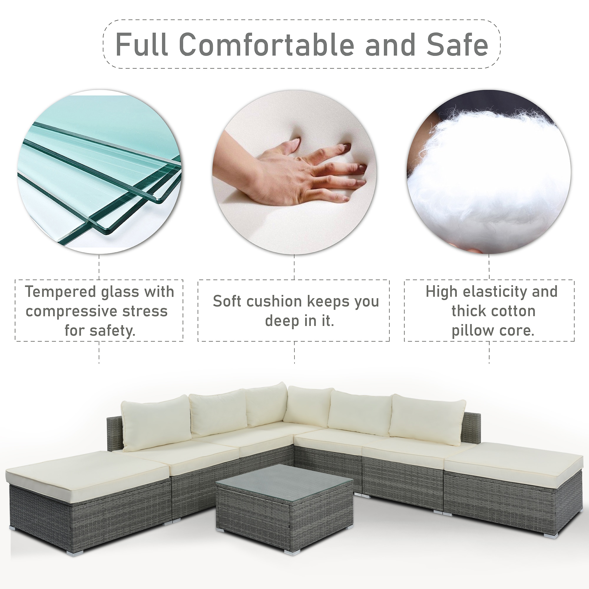 ModernLuxe L-FG201217AAA Patio-Sofas-Daybeds - View #3