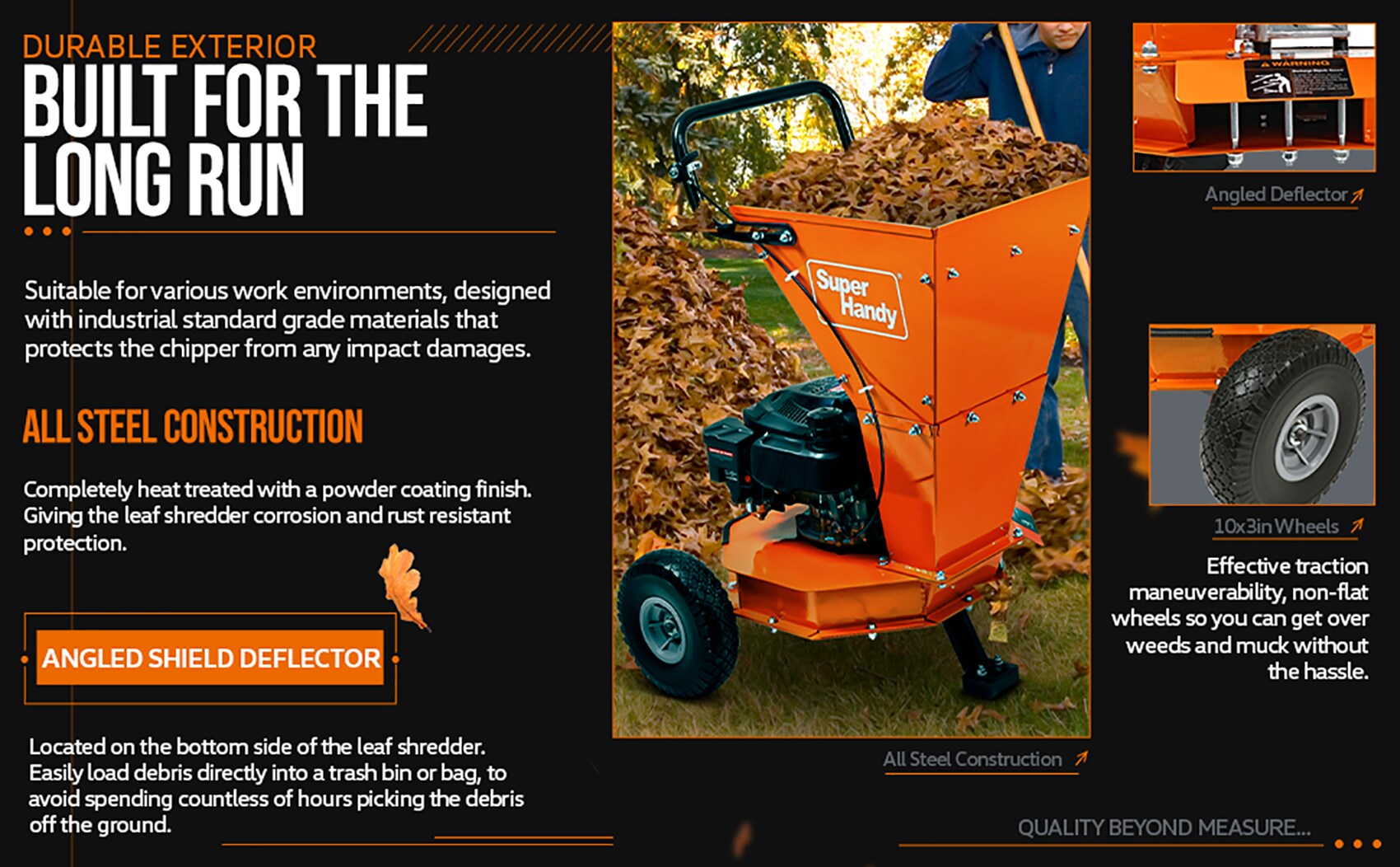 SuperHandy TRI-GUO083 Electric-Leaf-Mulchers - View #6