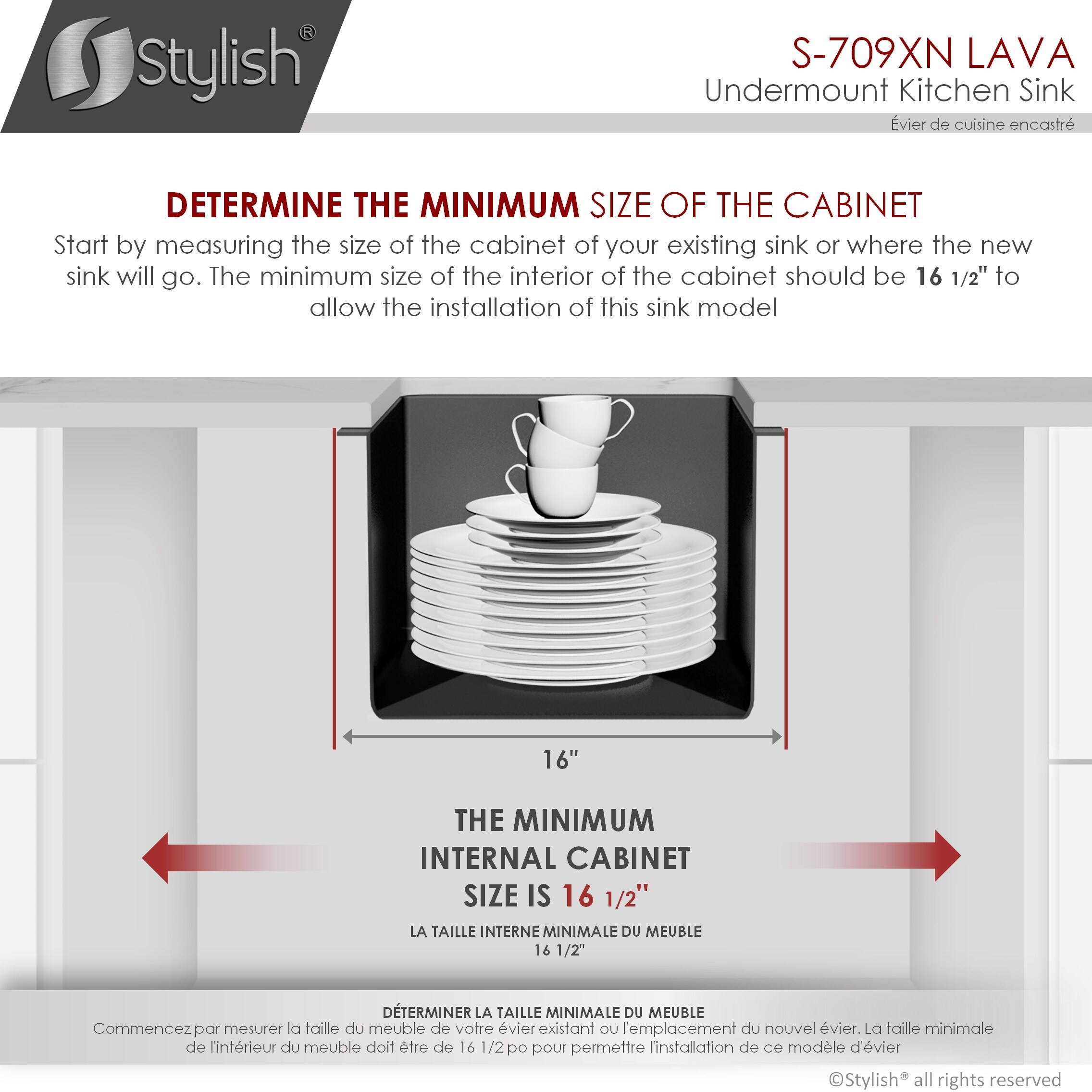 Stylish S-709XN1 Kitchen-Sinks - View #10
