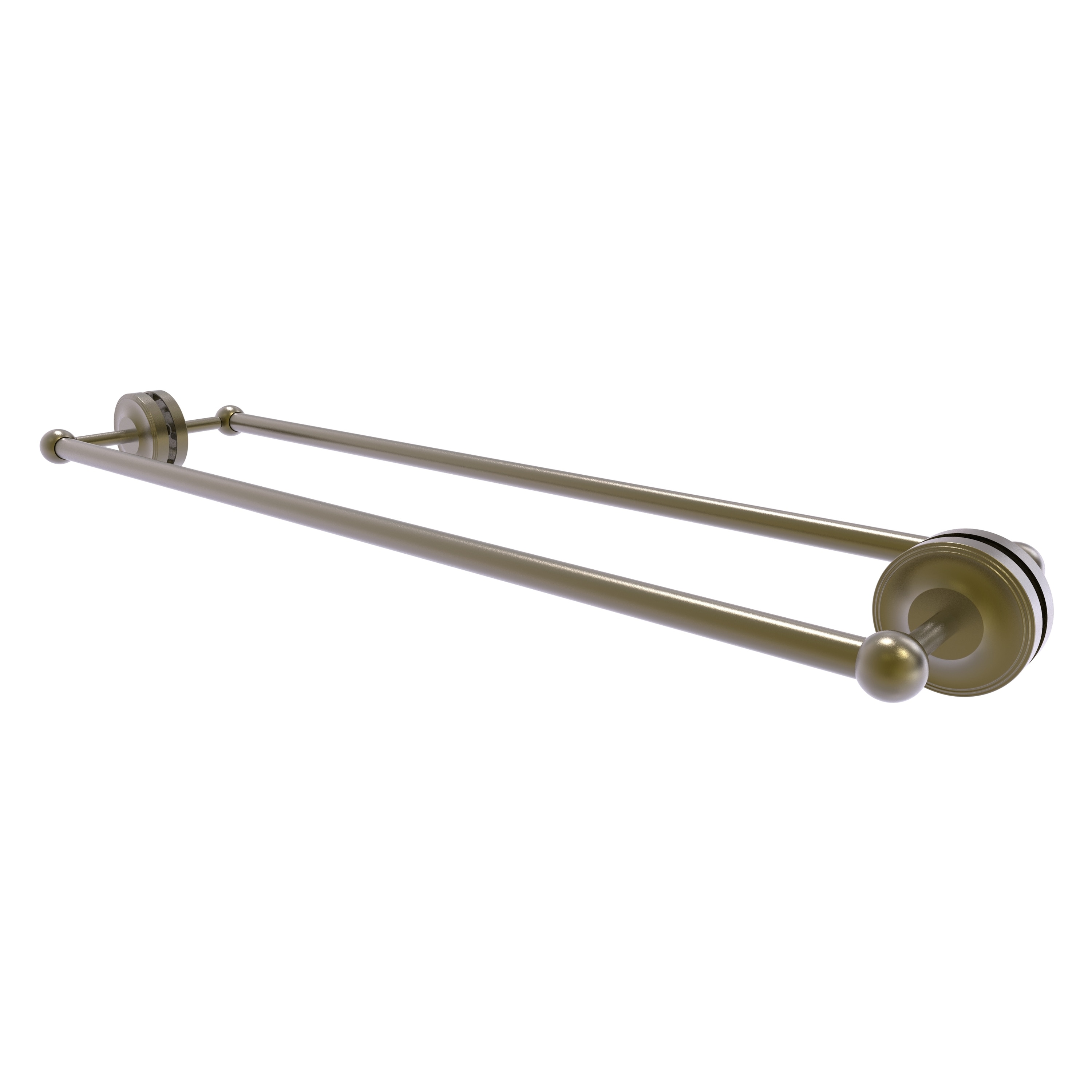 Allied Brass PR-41-BB-30-ABR Prestige Regal 30-in double Antique Brass Wall mount Double Towel Bar