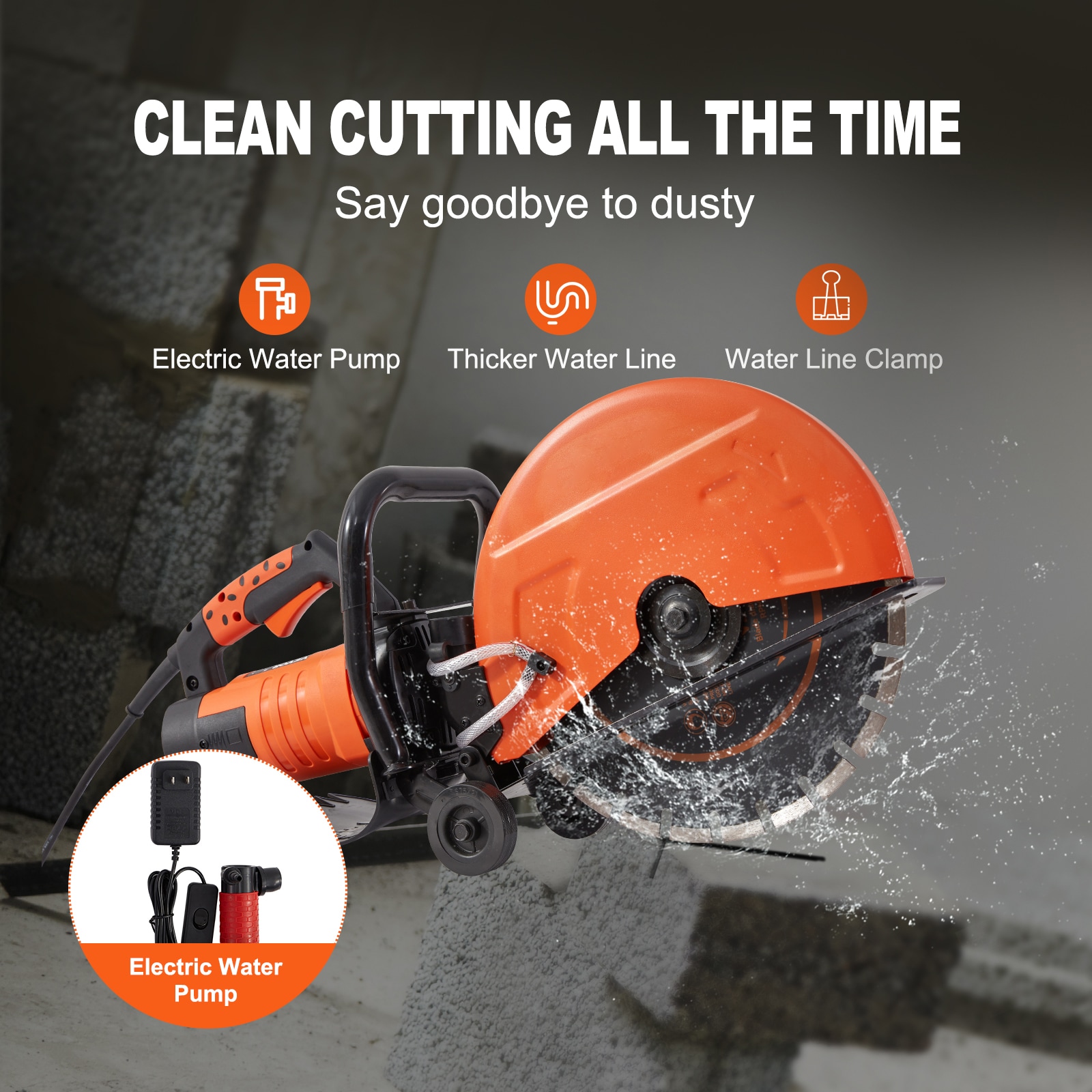 VEVOR D3200W14IN5INYGWJV1 Masonry-Saws - View #7