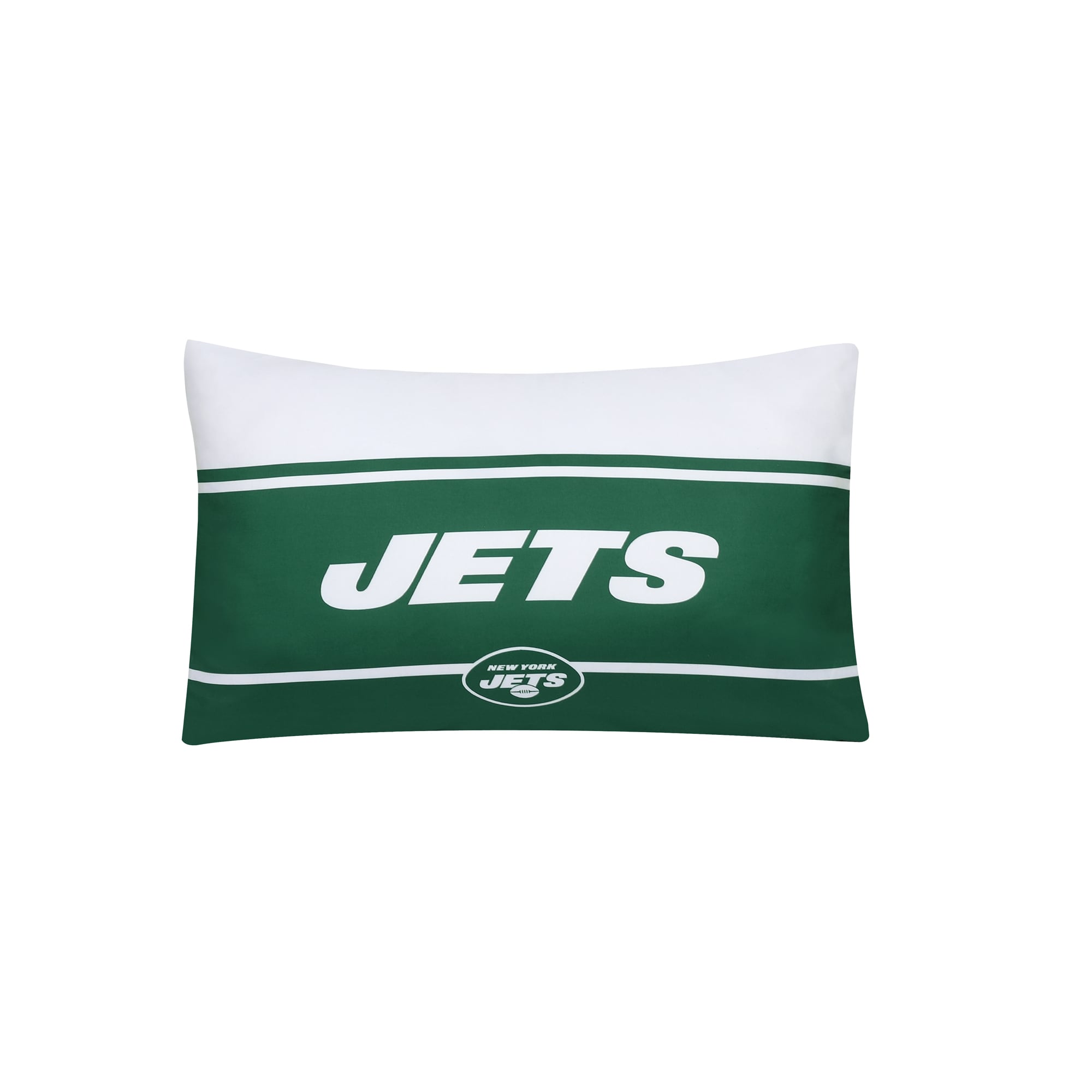 New York Jets Dot Fade Plush Standard Pillow Protector - Green