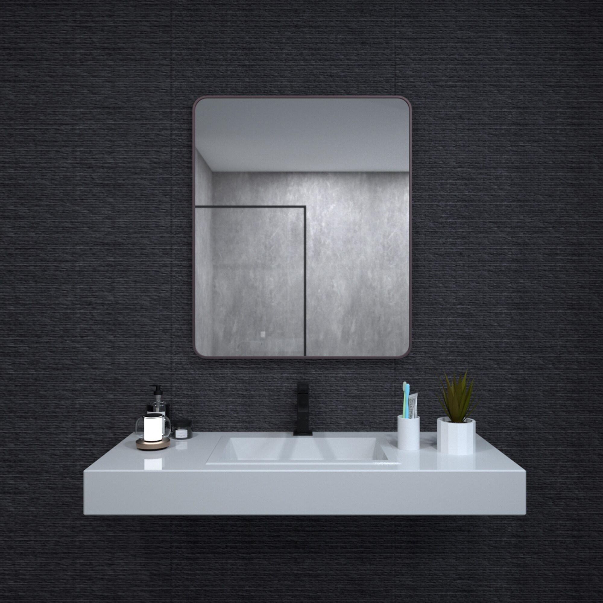ExBrite FUBM3036ORB Framed-Bath-Mirrors - View #7