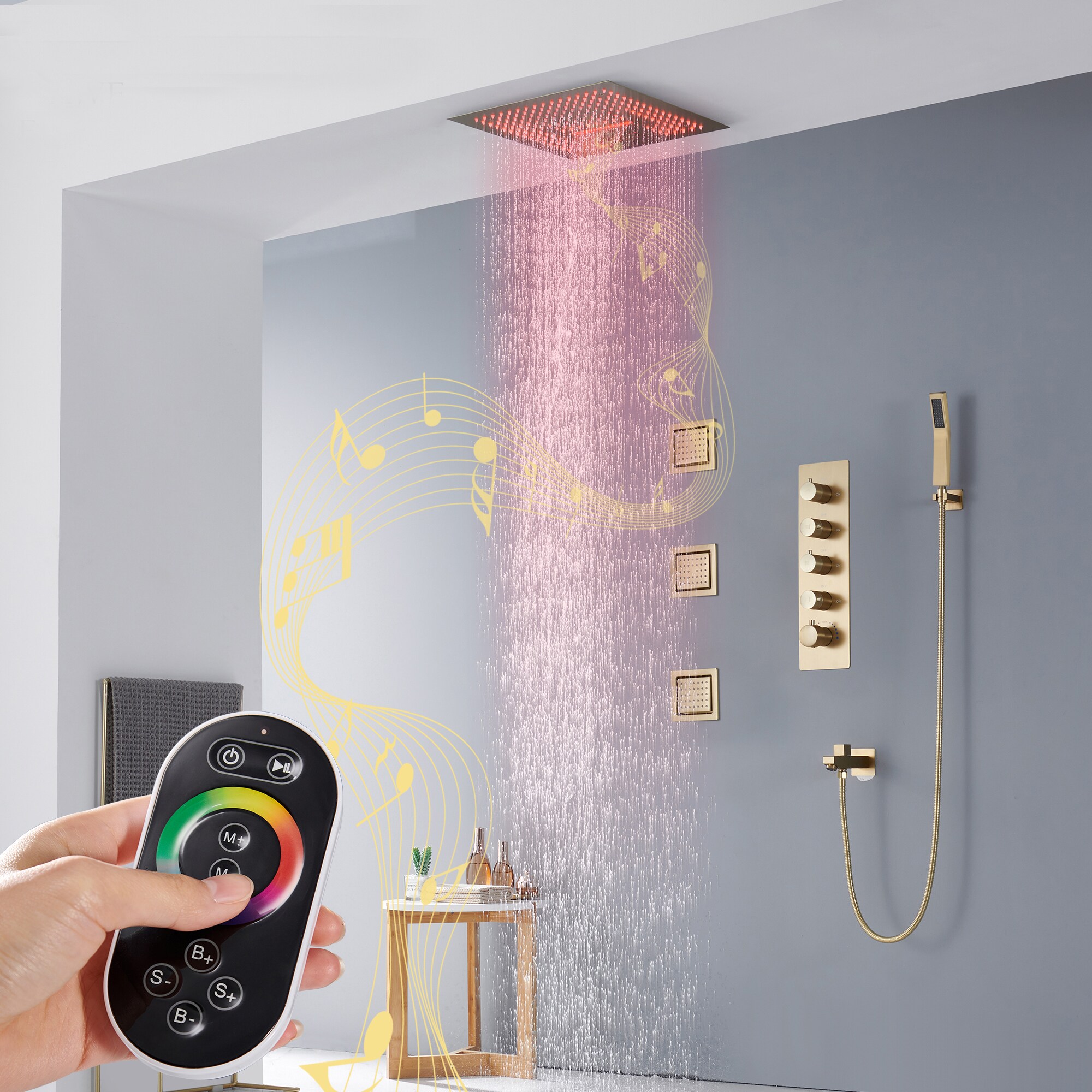Clihome RCH-BAST8516B Showerhead-Bar-Panels - View #9