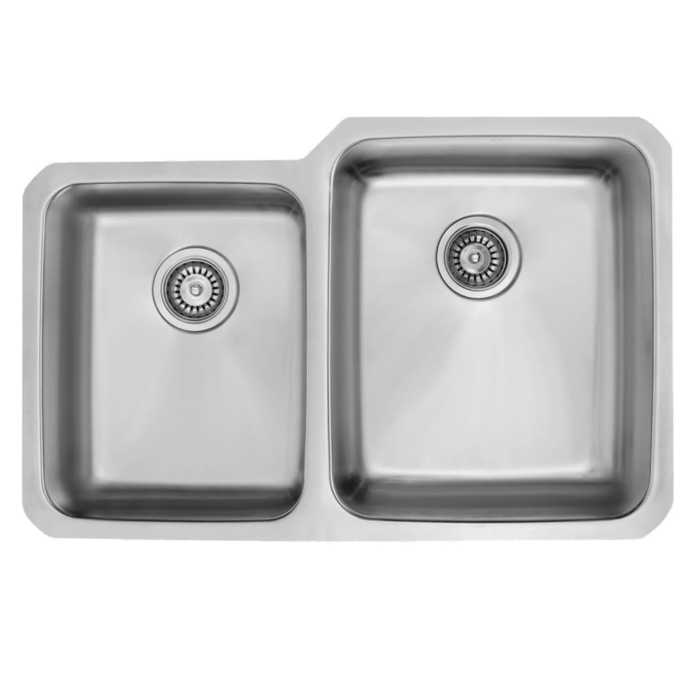 VIGO Undermount 20 75 In X 32 In Stainless Steel Double Offset Bowl   07791894 