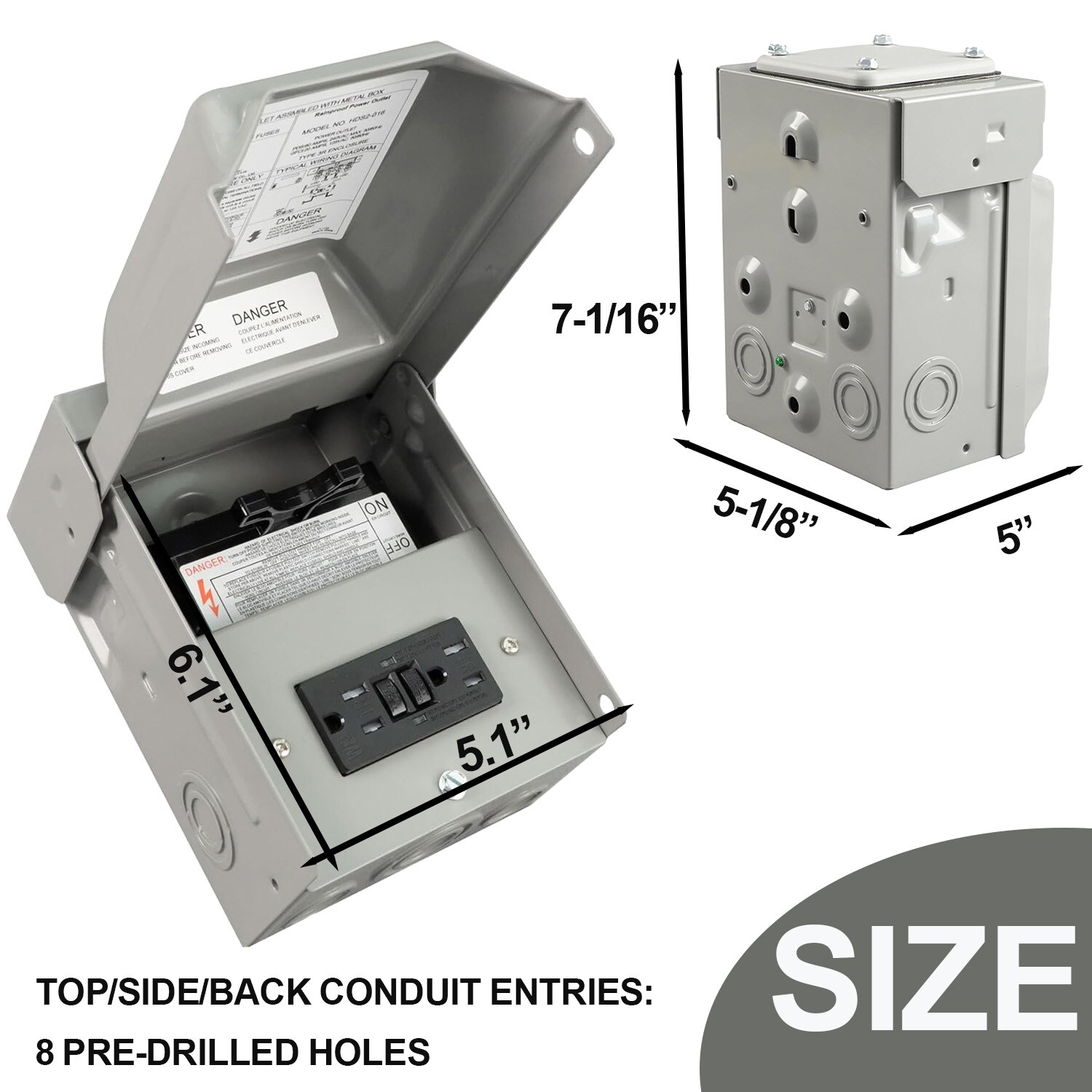 HIITIO HDS2-015 Generator-Power-Inlet-Boxes - View #4