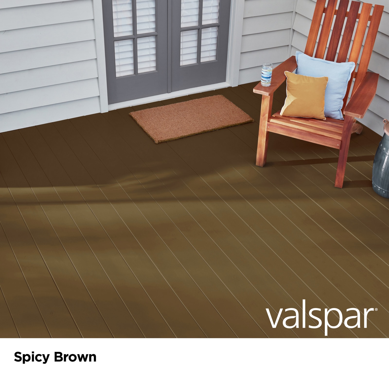 Valspar SPICY BROWN-1614367 Exterior-Stains-Sealors - View #9