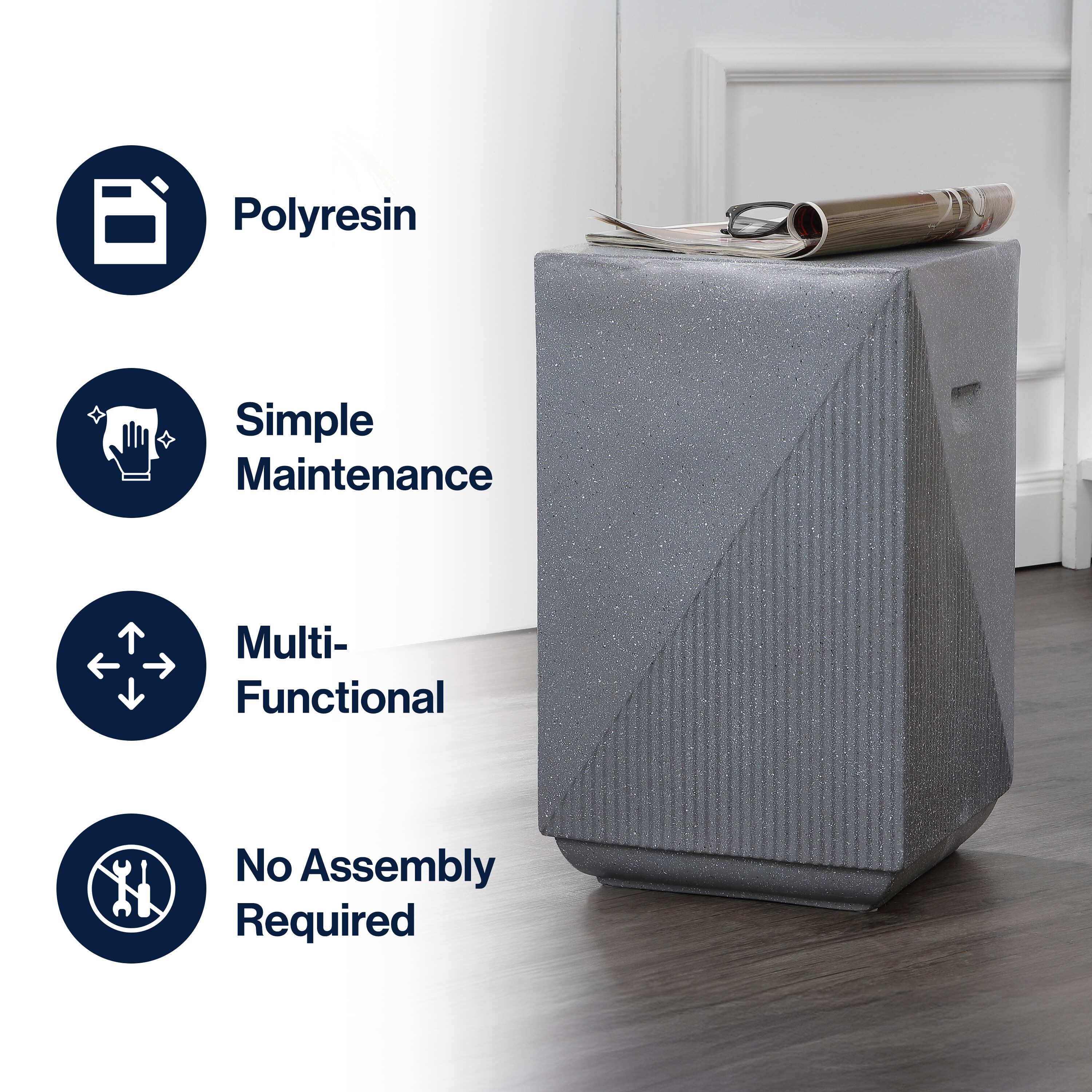 JONATHAN  Y TBL1104B Patio-Tables - View #3