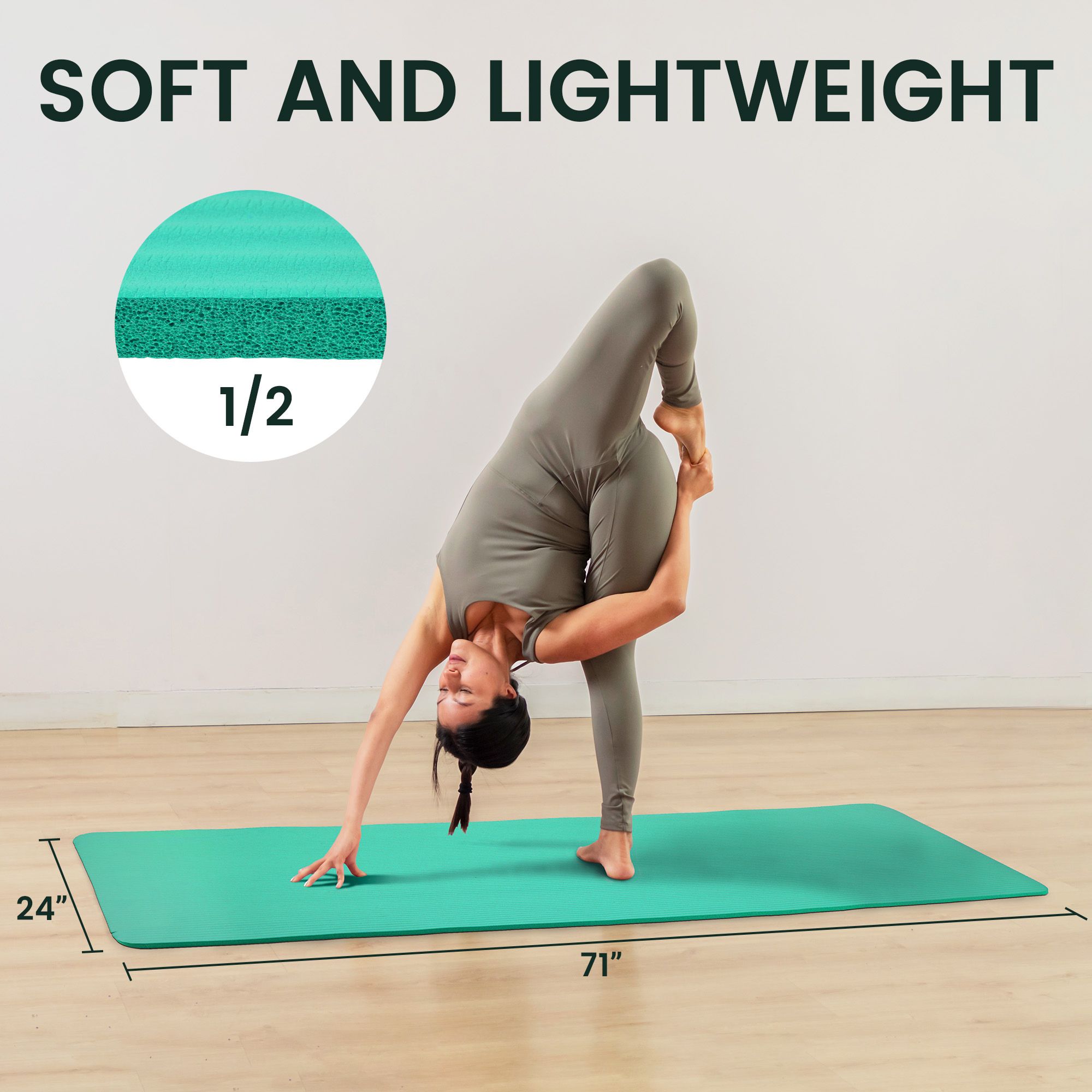 Fitvids AP6-AQU Yoga-Mats - View #2