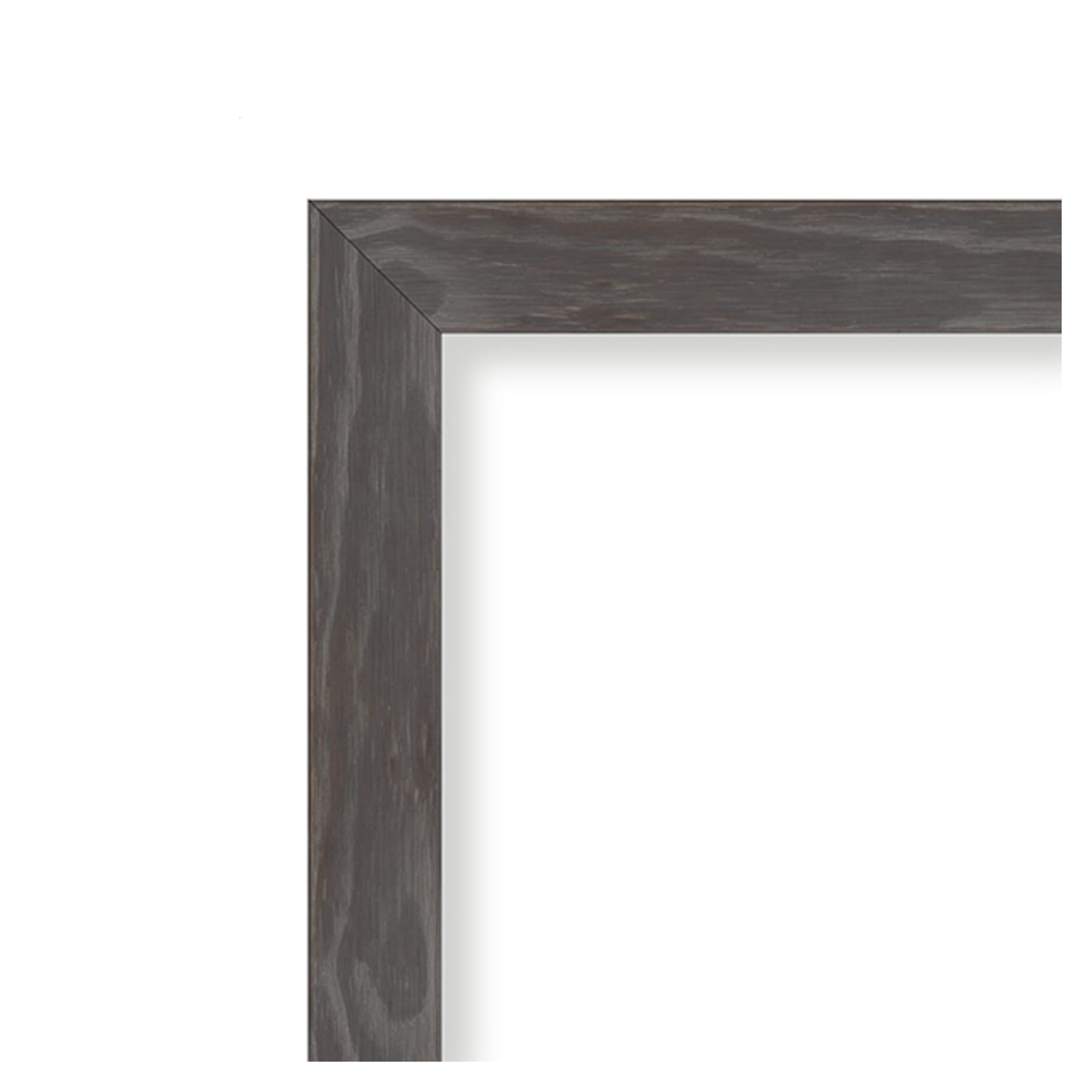 Amanti Art Woodridge Rustic Grey Frame 31-in W x 25-in H Gray Framed ...