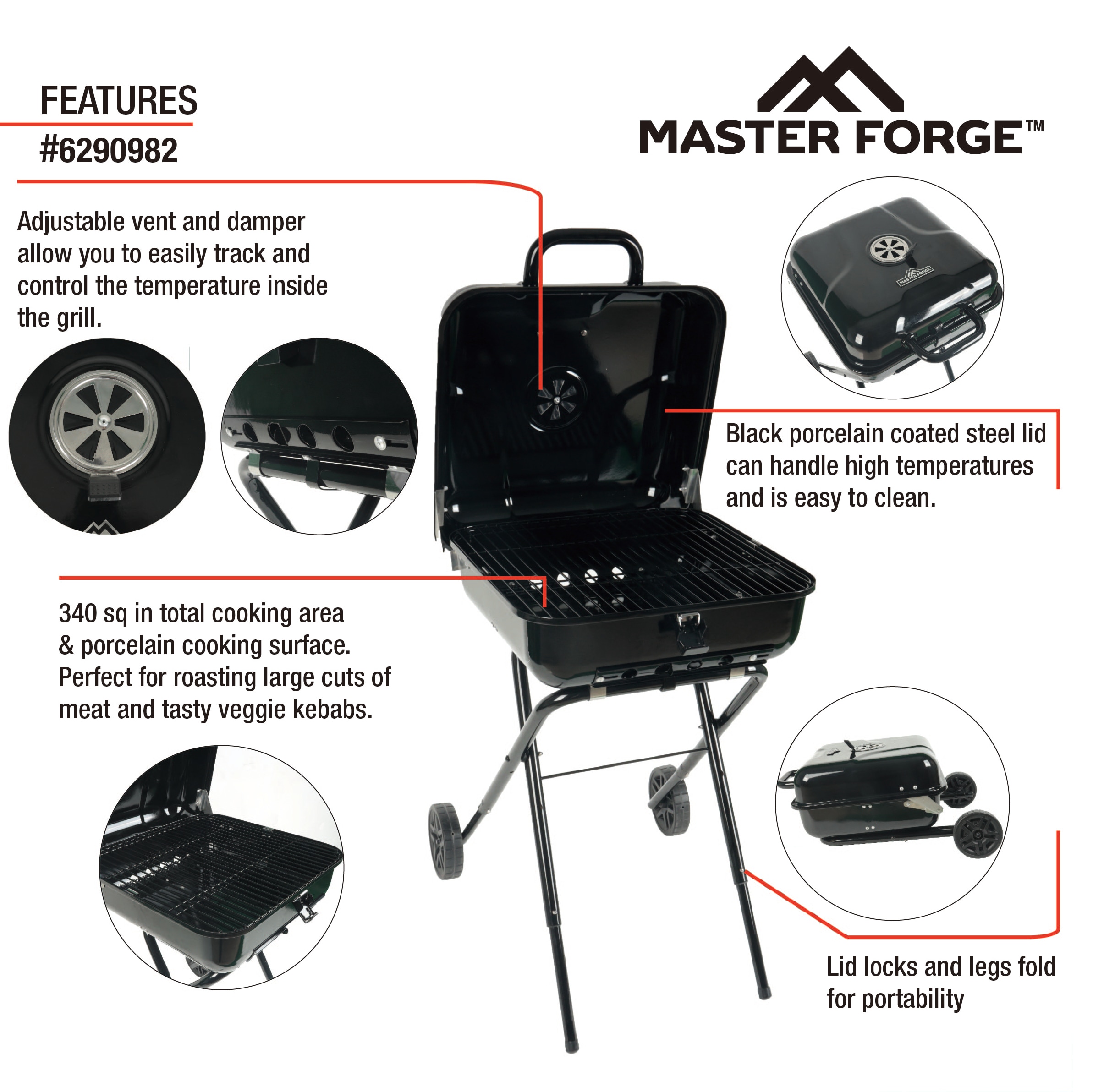 Master Forge CBC2434L Tabletop-Grills - View #3