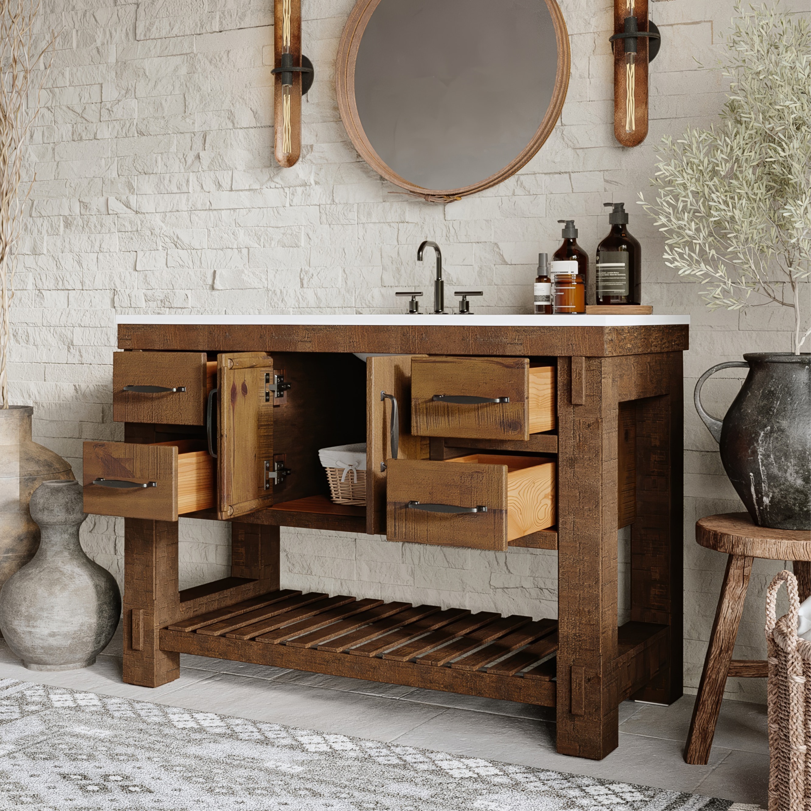 Highbury Furnishings 0201125DP Bath-Vanity-Combo - View #2