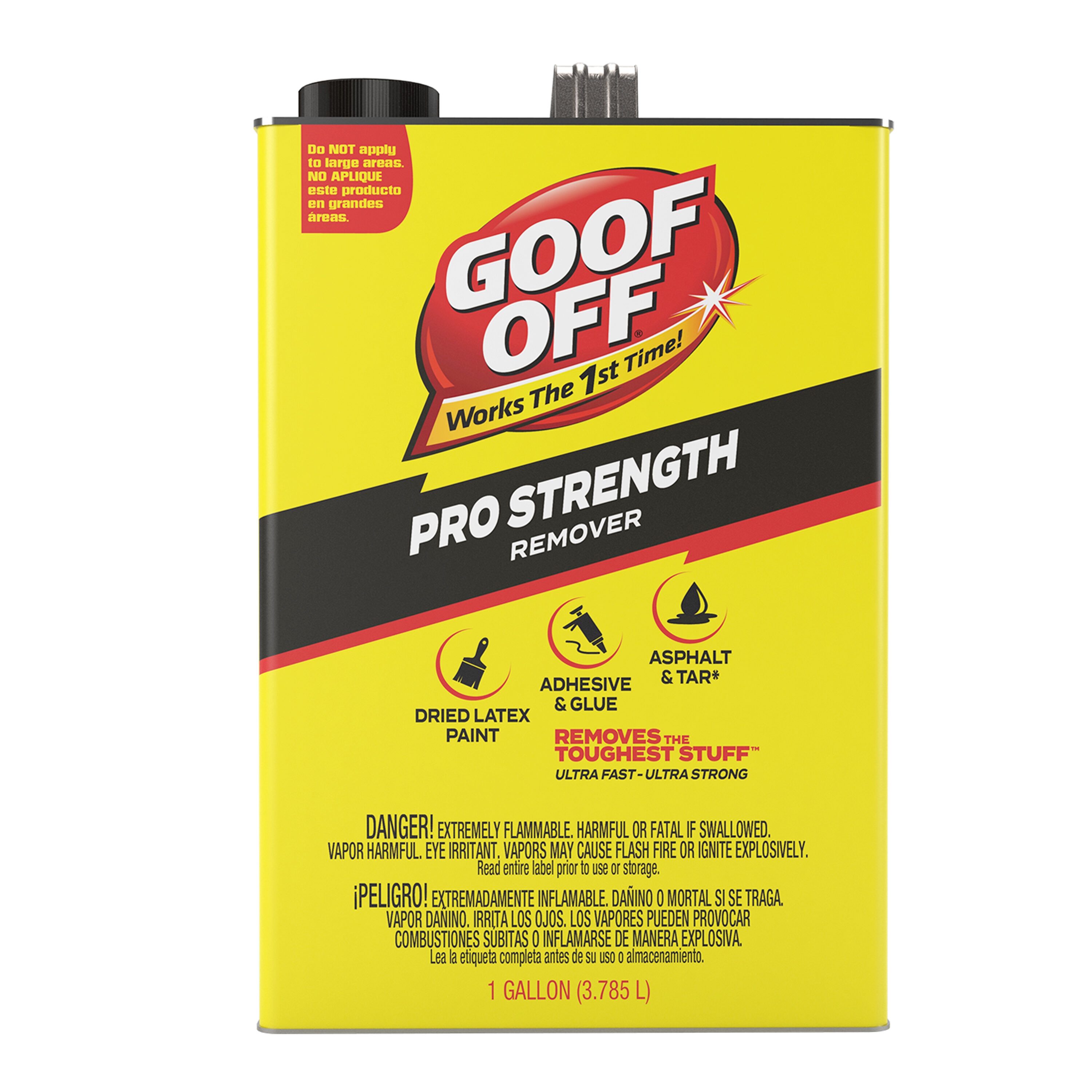 Goof Off 32 fl oz Pour Bottle Liquid Degreaser for Concrete Oil Stains,  Removes Grease and Oil