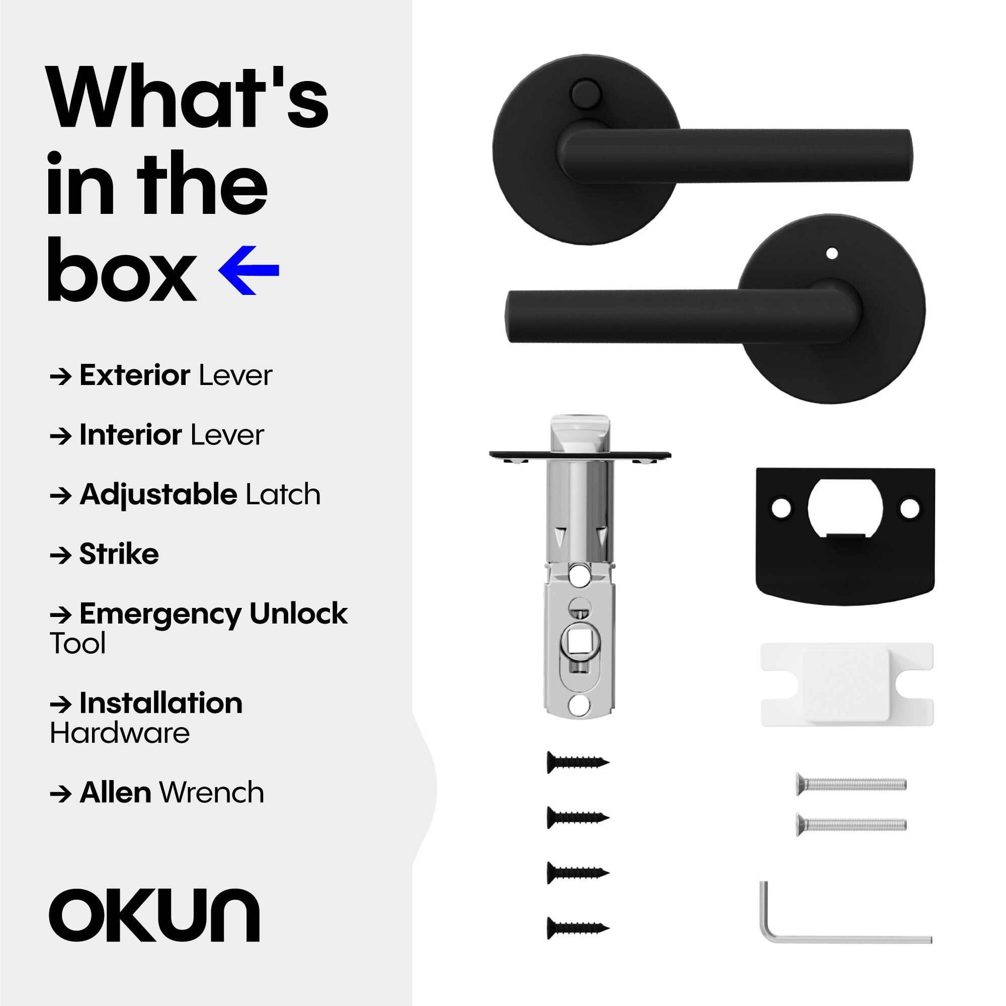OKUN OK1001MBPRK2 Door-Handles - View #9