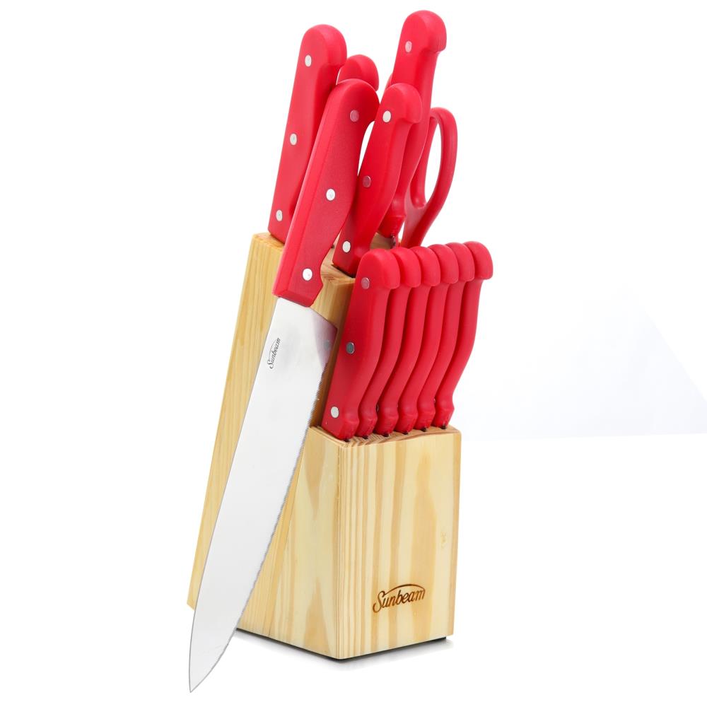 Sunbeam 13 Piece Stainless Steel Knife Block Set