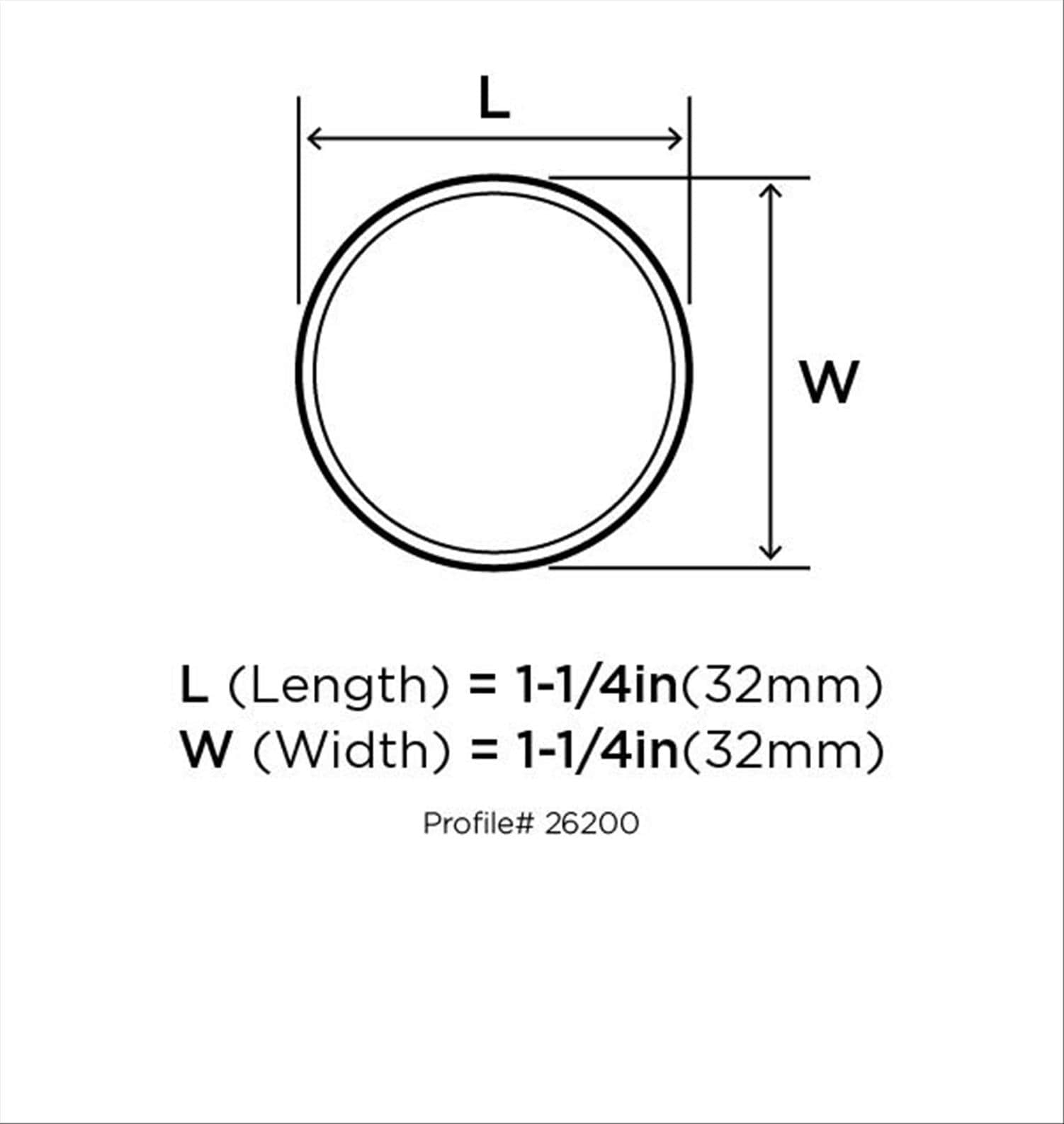 Amerock BP26200SS Cabinet-Knobs - View #6