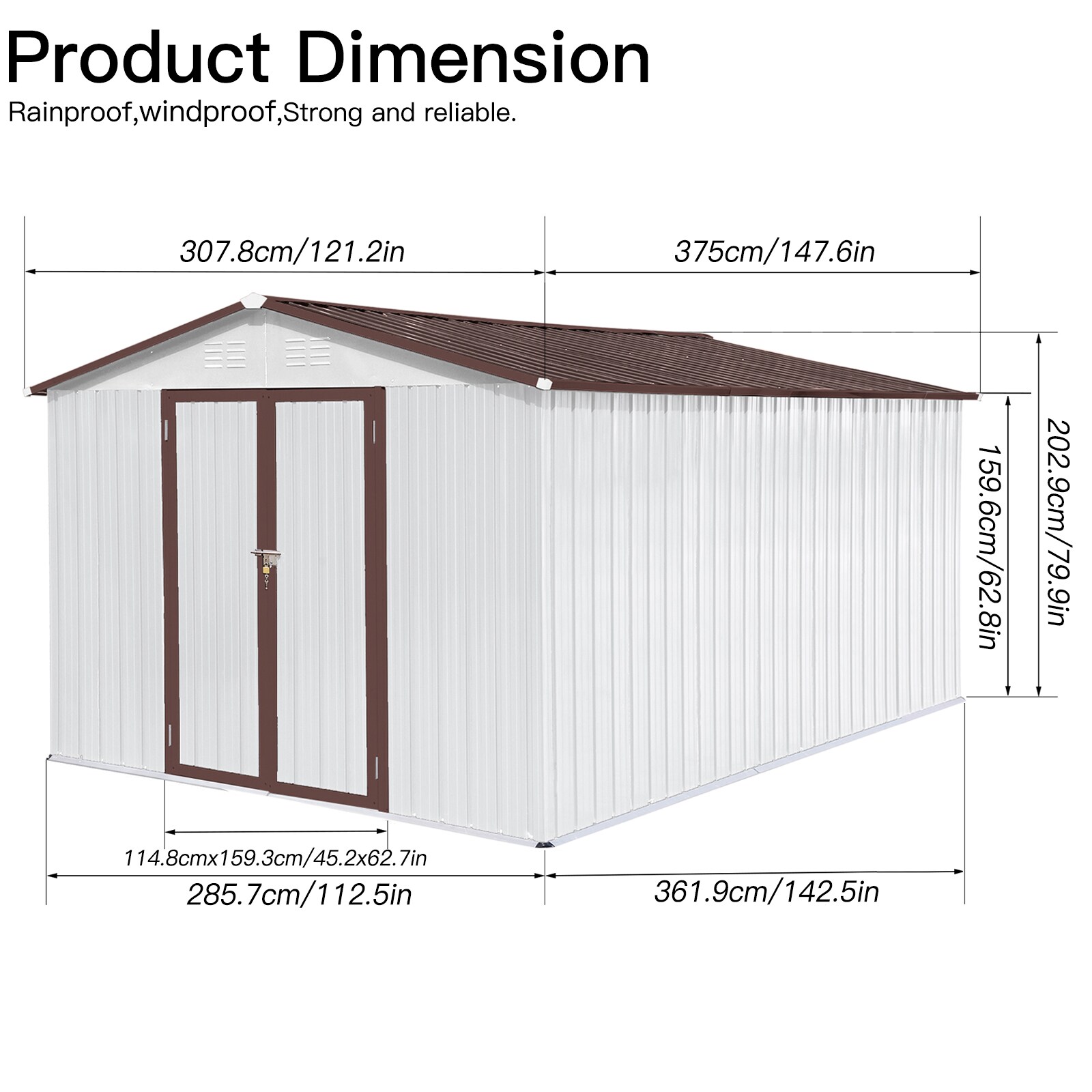 GDFStudio 334730 Metal-Storage-Buildings-Sheds - View #3