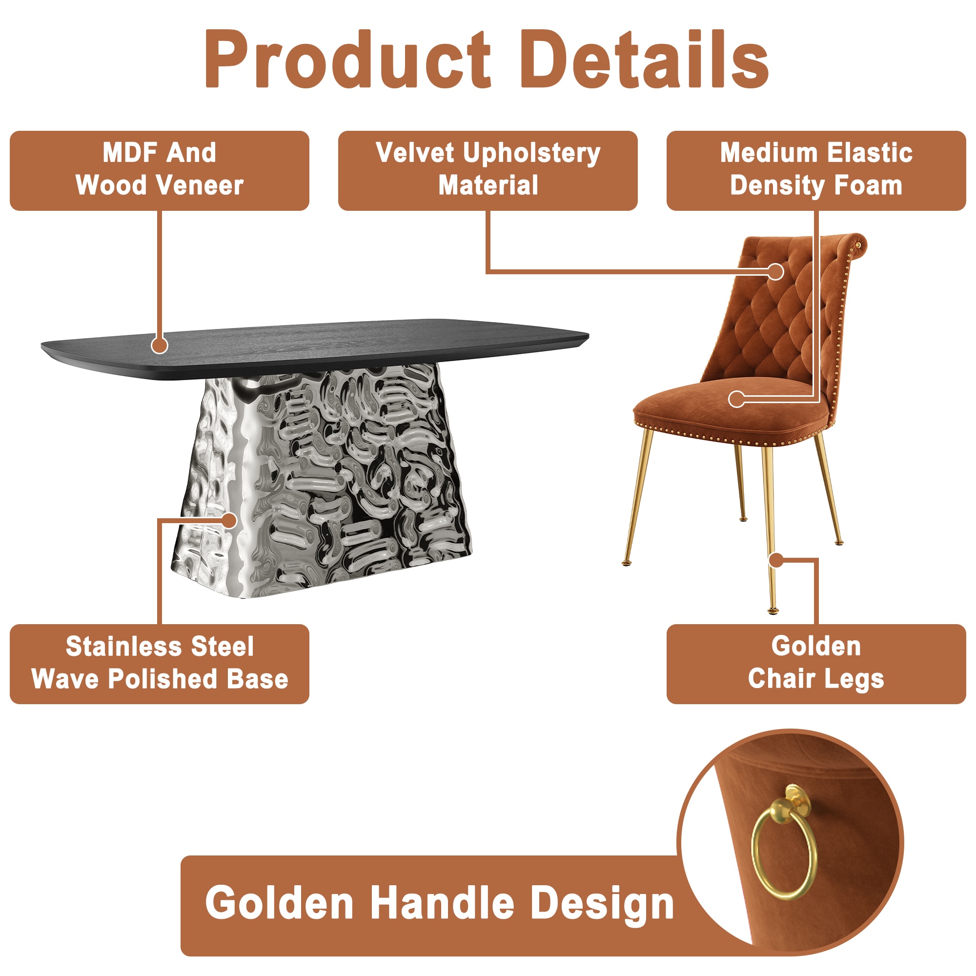 Clihome CL-1676D703CF Dining-Sets - View #8