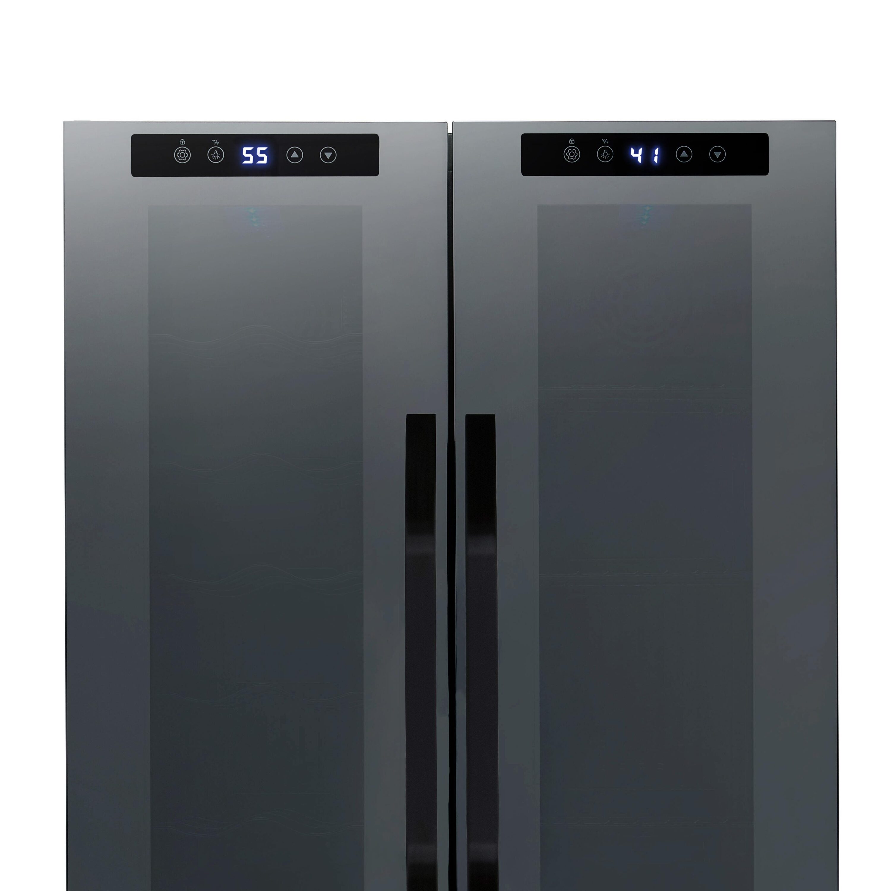 NewAir Shadow Series 16 Bottle Wine Cooler Refrigerator - Black