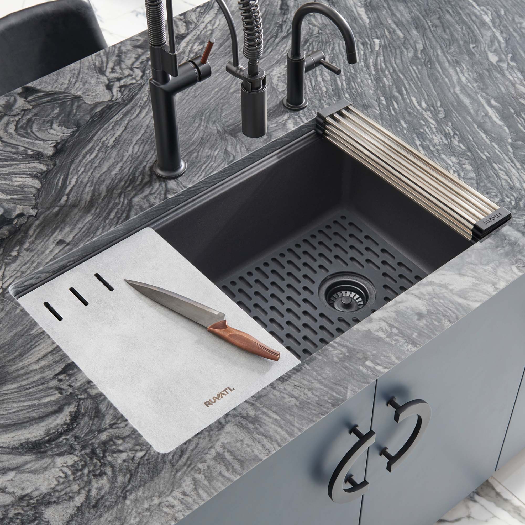 Ruvati RVA41033BK Sink-Grids - View #6