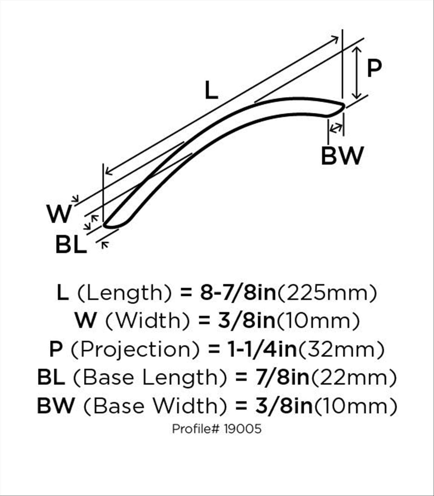 Amerock BP19005SS Cabinet-Pulls - View #3
