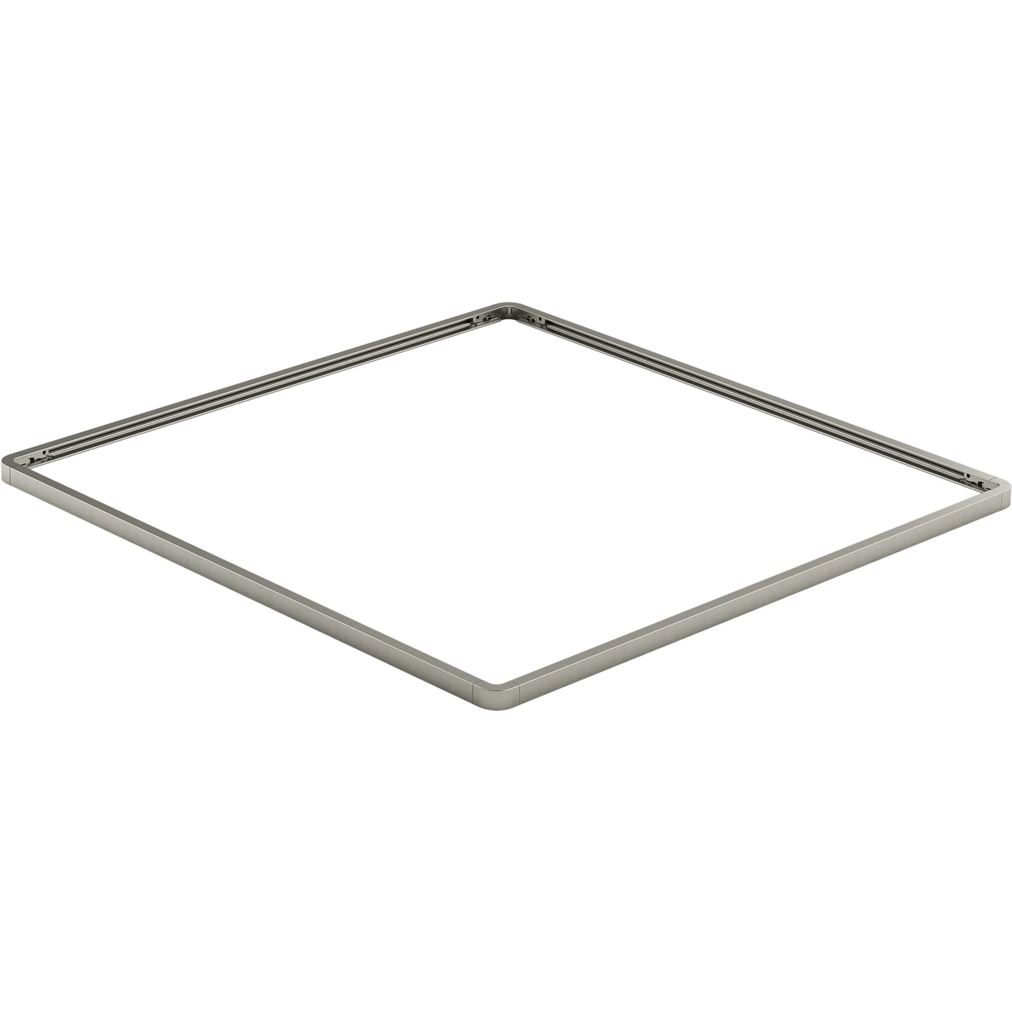 KOHLER K-31111-BN Real Rain Vibrant Brushed Nickel 19.50-in Universal Shower Trim ring 18.8125-in -ID