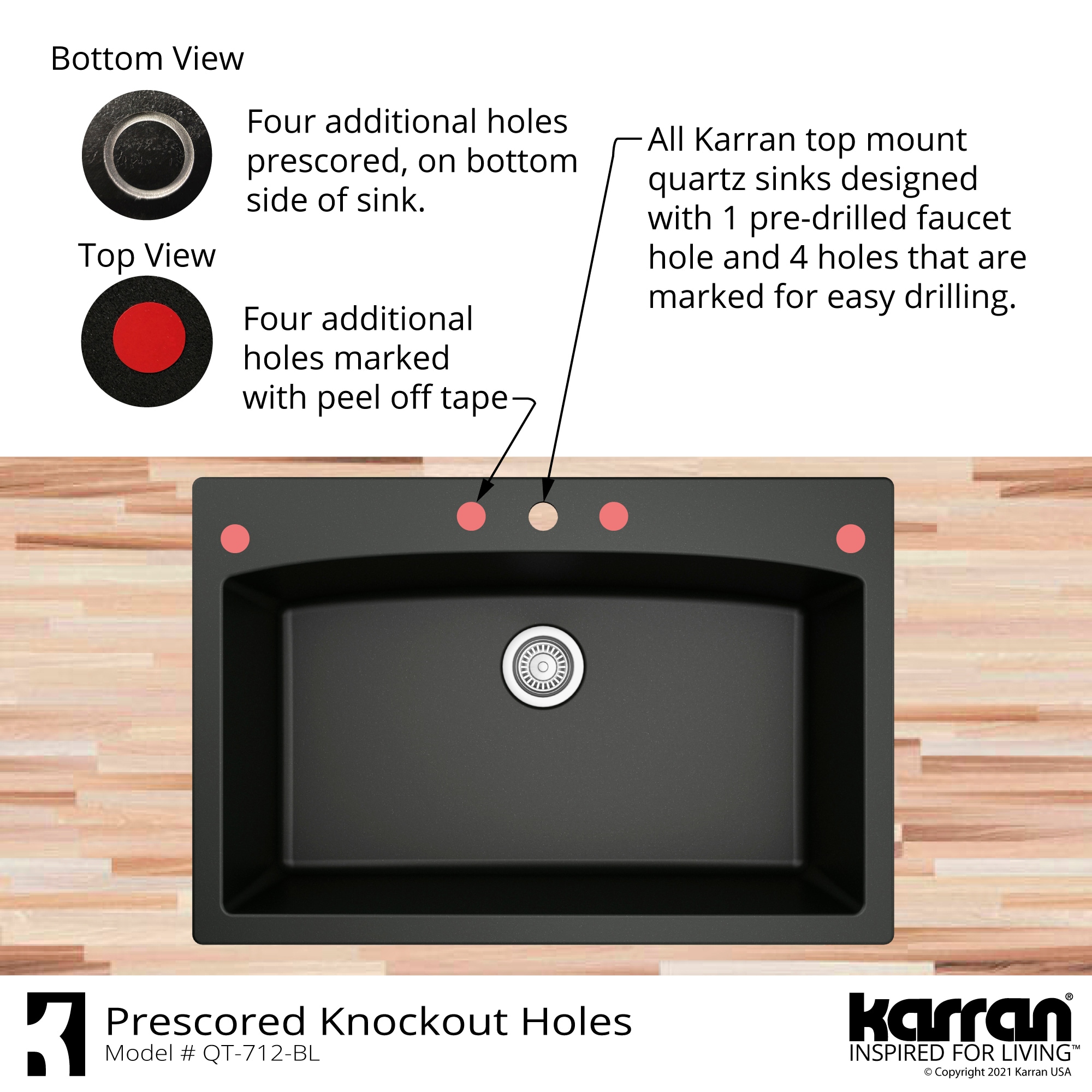 Karran QT-712-GR Kitchen-Sinks - View #4