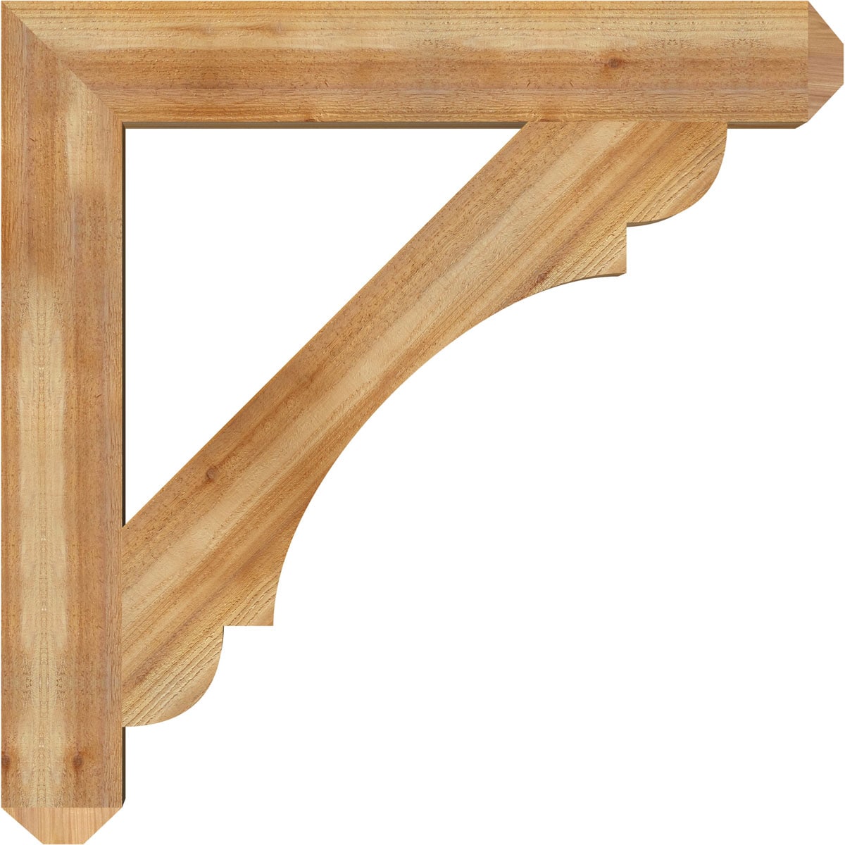 Ekena Millwork BKT06X42X42OLY04RWR Exterior-Brackets-Braces - View #3