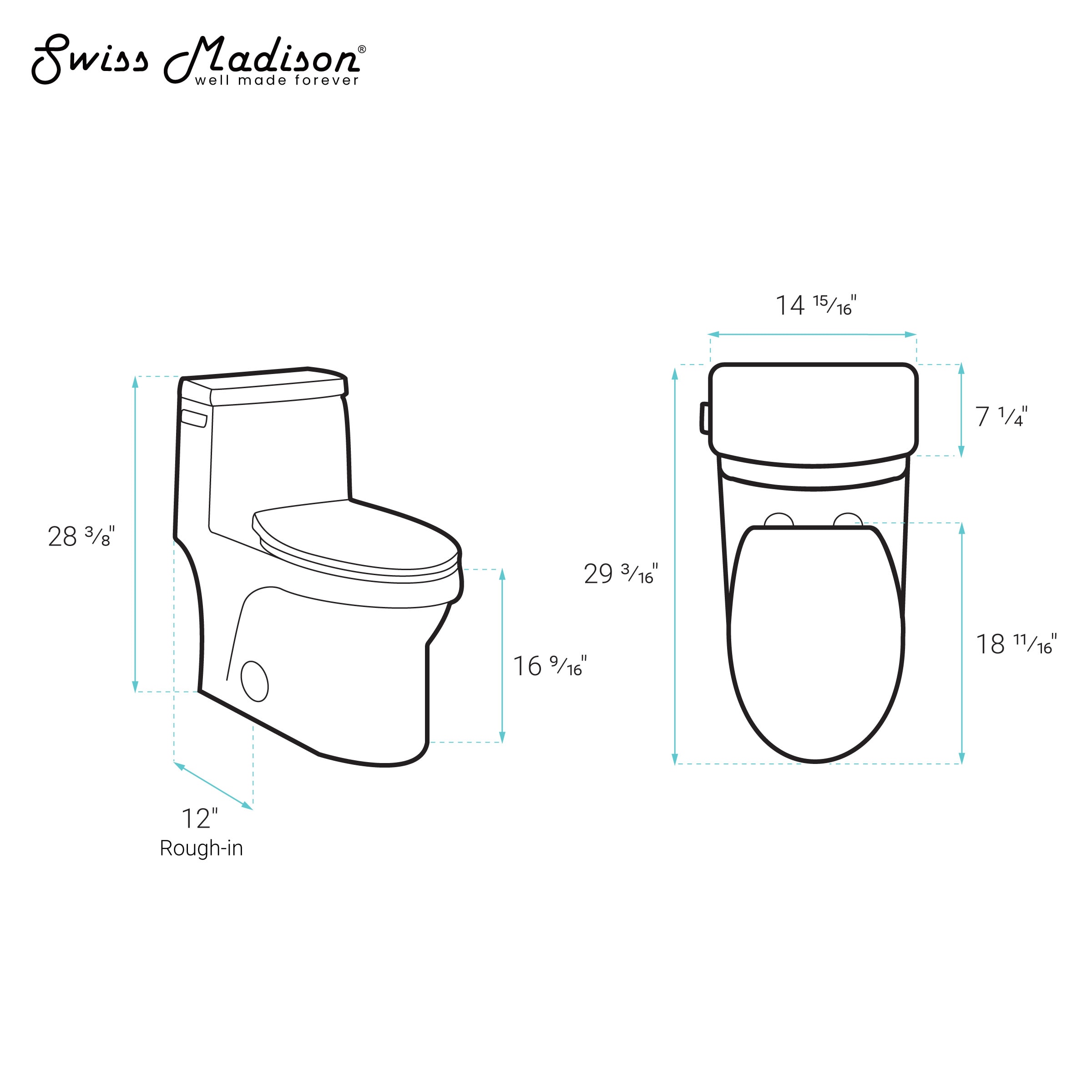 Swiss Madison SM-25-1TTOU03BQ toilets - View #5